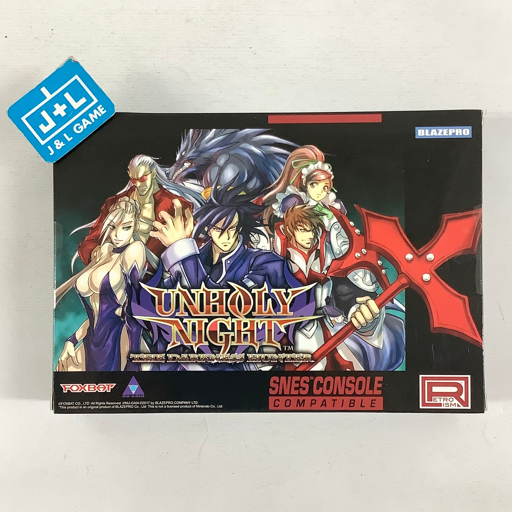 Retroism Unholy Night: The Darkness Hunter - (SNES) Super Nintendo Video Games Idea Factory
