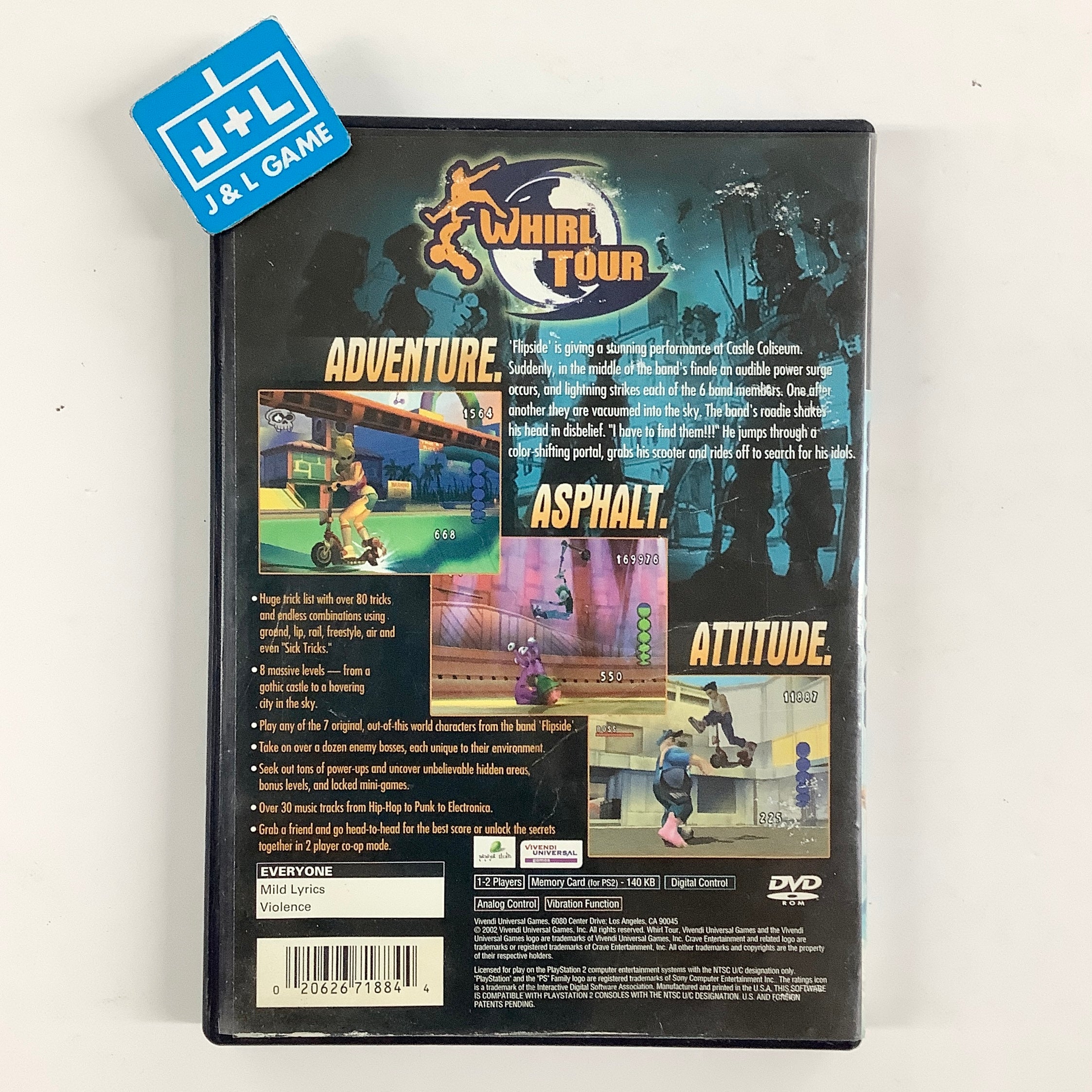 Whirl Tour - (PS2) PlayStation 2 [Pre-Owned] Video Games Crave