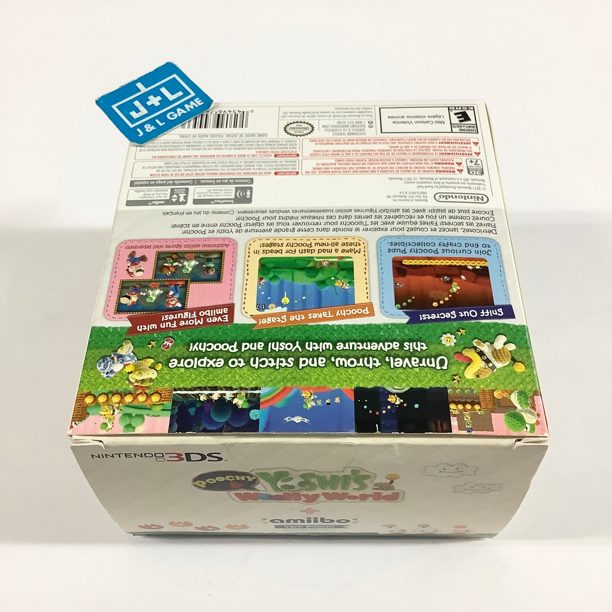 Poochy & Yoshi's Woolly World + Yarn Yoshi amiibo - Nintendo 3DS [Pre-Owned]