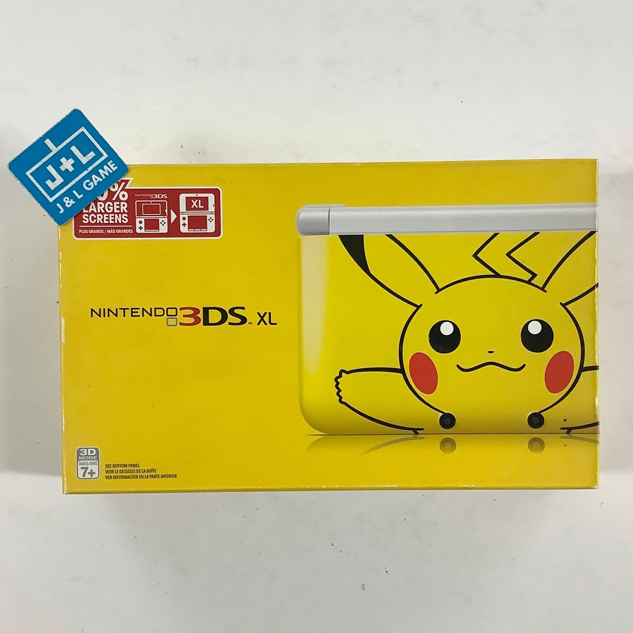 Nintendo 3DS XL Console (Yellow Pikachu Edition) - Nintendo 3DS Consoles Nintendo