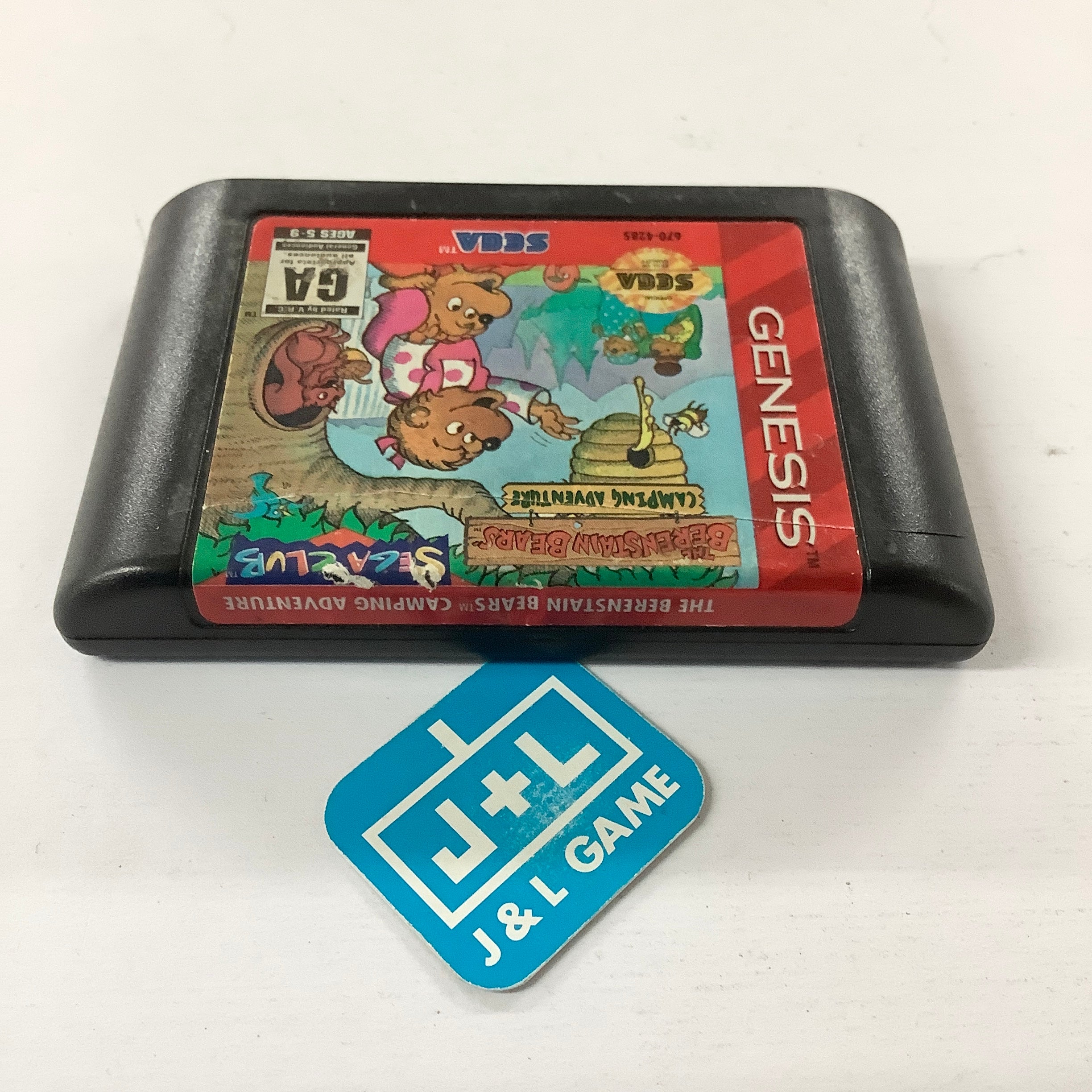 The Berenstain Bears' Camping Adventure - (SG) SEGA Genesis [Pre-Owned] Video Games Sega   