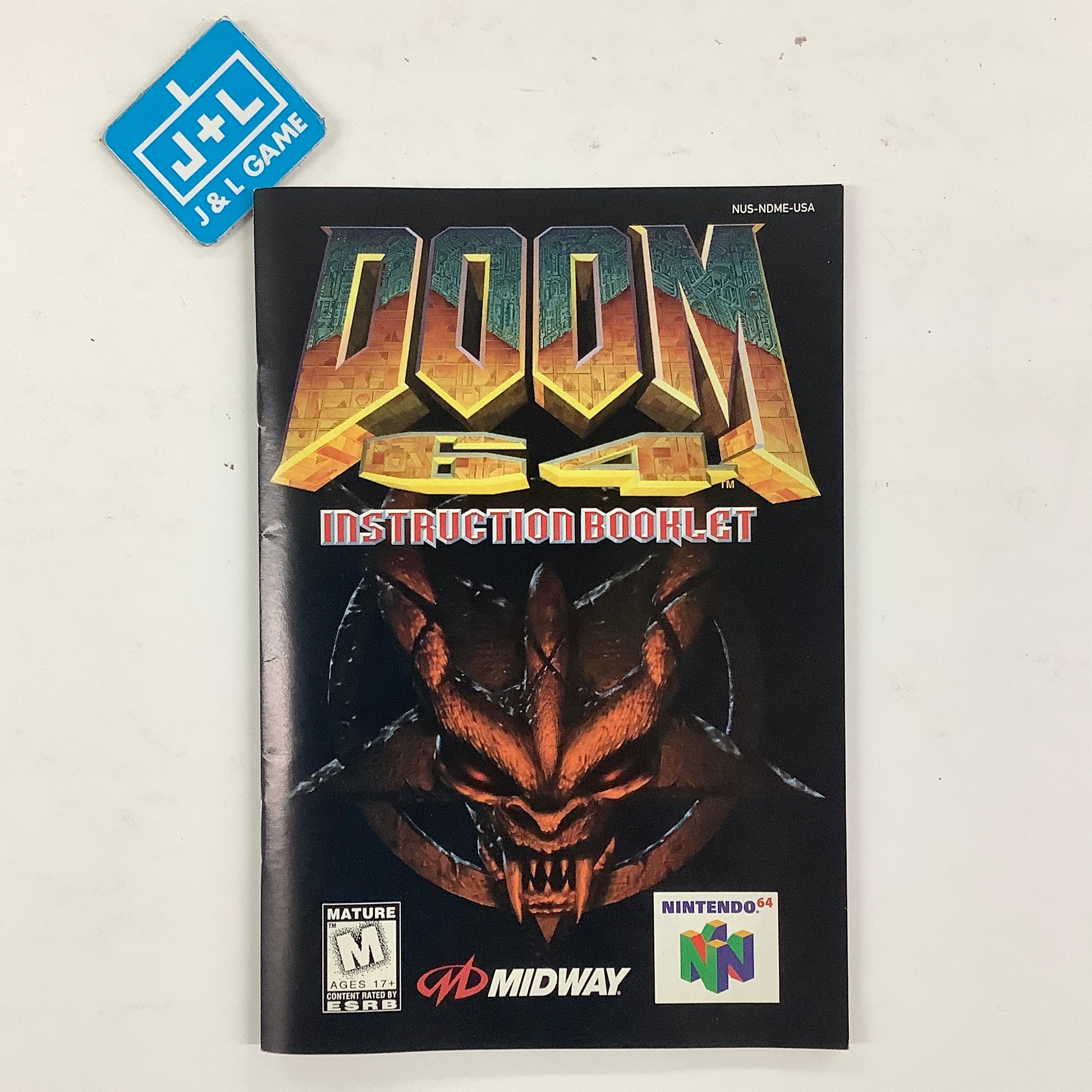 DOOM 64 - (N64) Nintendo 64 [Pre-Owned] Video Games Midway
