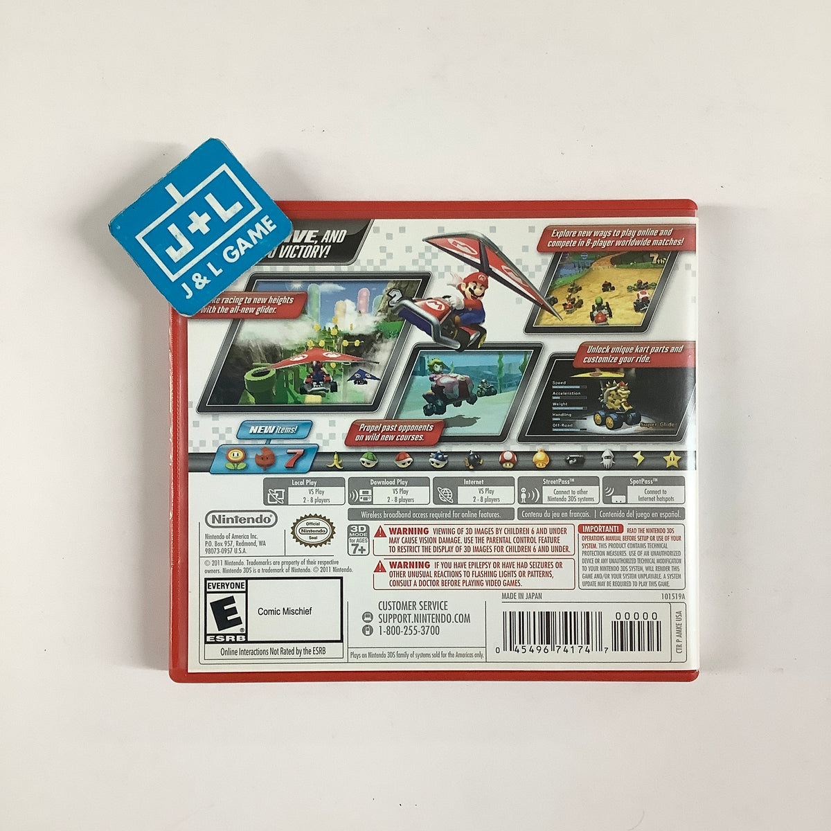 Mario Kart 7 (Red Case) - Nintendo 3DS [Pre-Owned] Video Games Nintendo