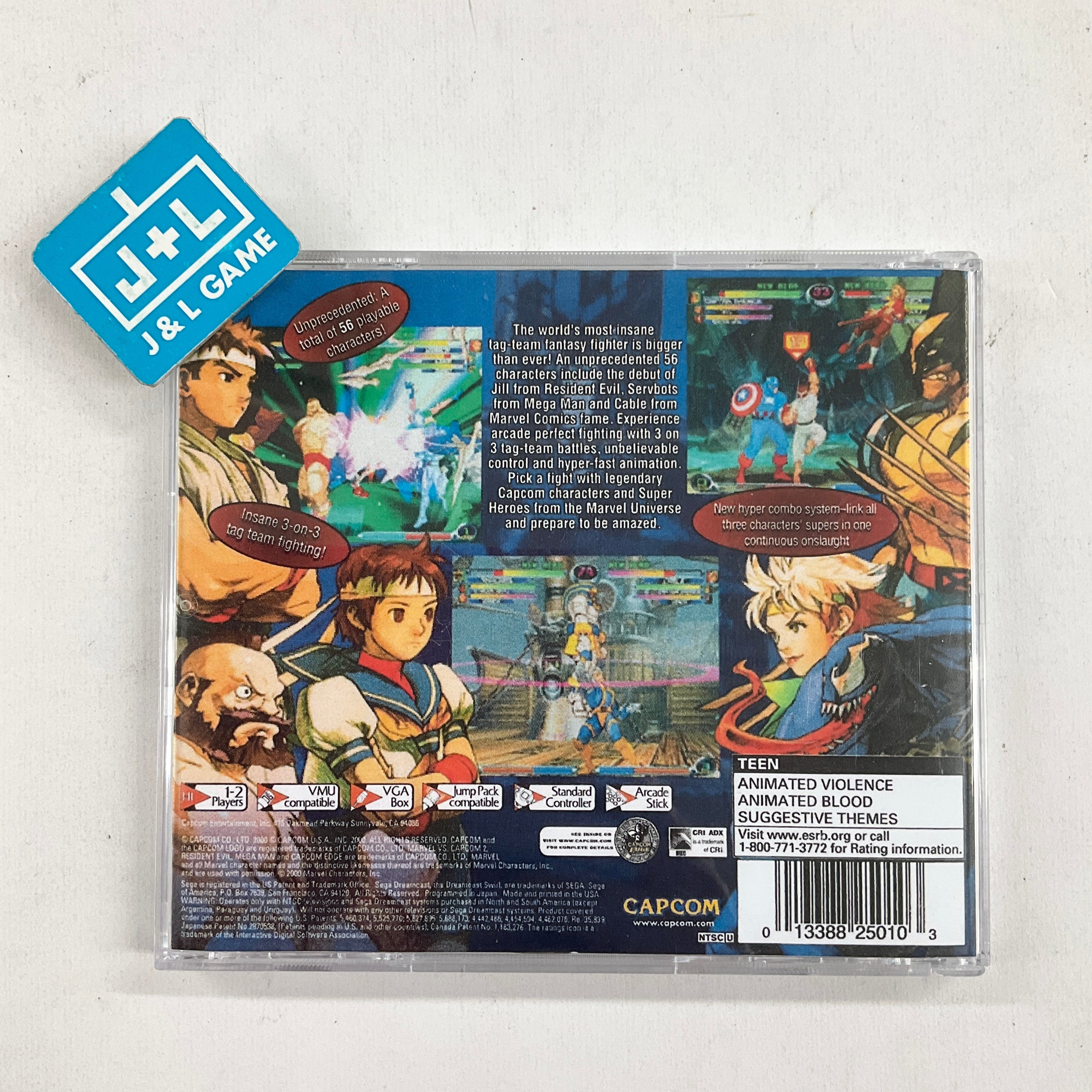 Marvel vs. Capcom 2 - (DC) SEGA Dreamcast [Pre-Owned] Video Games Capcom