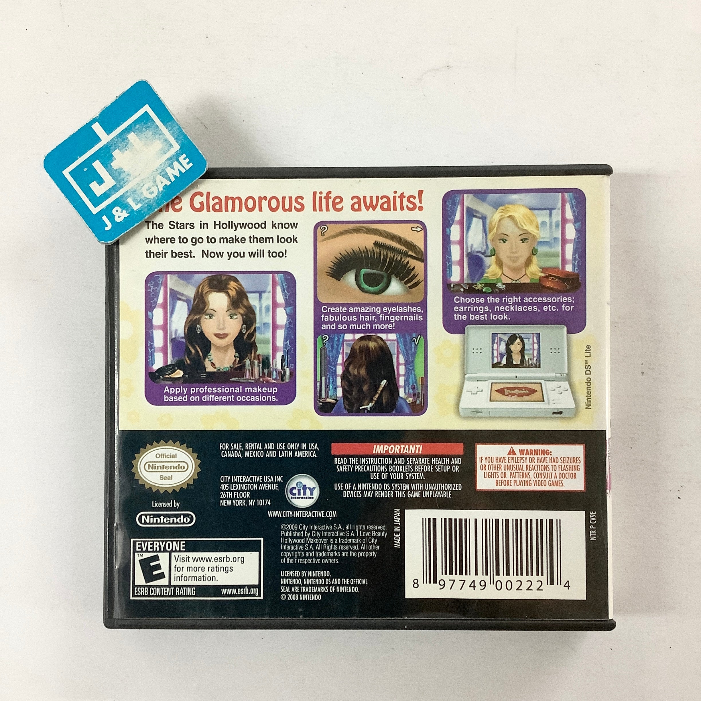 I Love Beauty: Hollywood Makeover - (NDS) Nintendo DS [Pre-Owned] Video Games City Interactive   