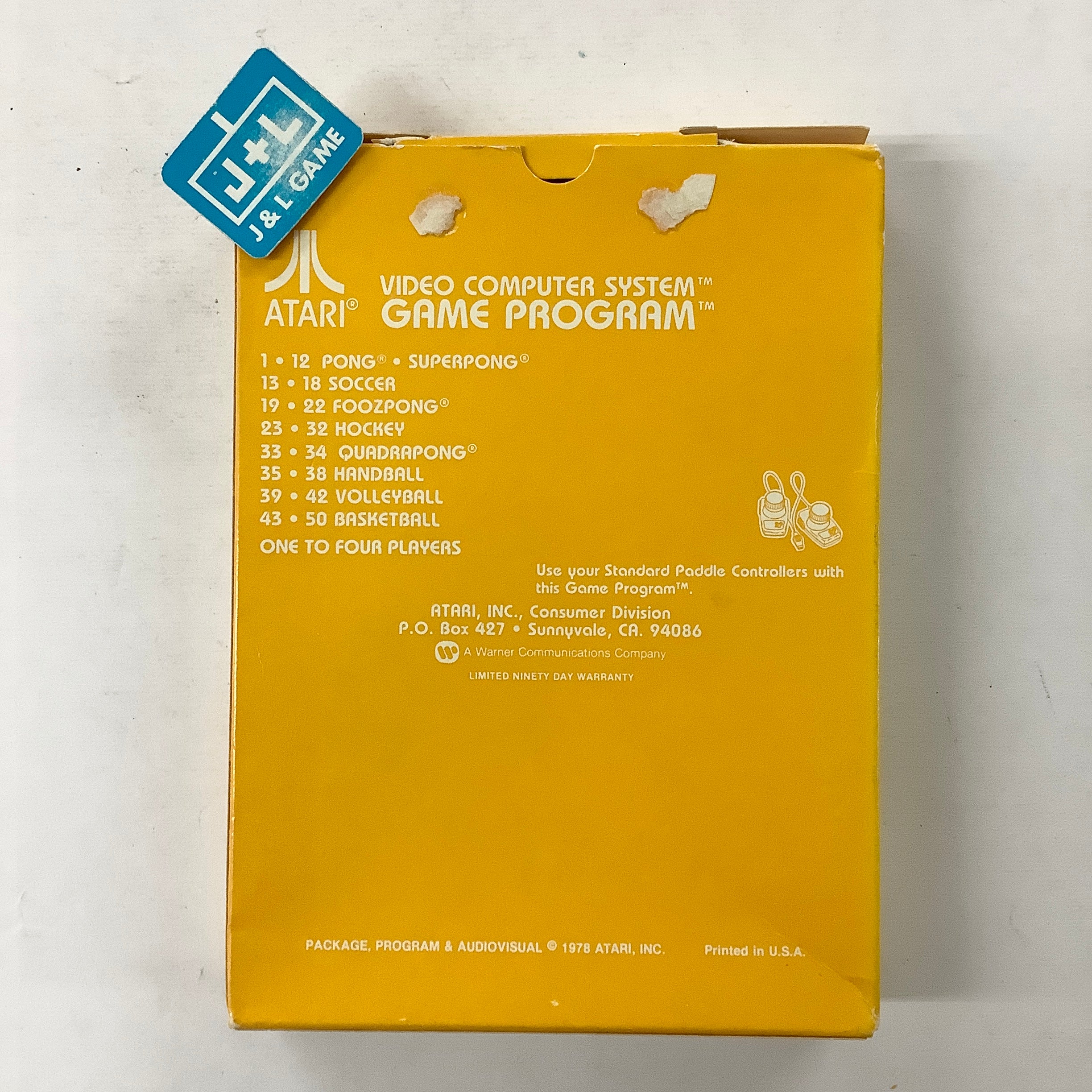 Video Jeux Olympiques pour Atari CX-2621-P Video Jeux Olympiques pour Atari CX-2621-P