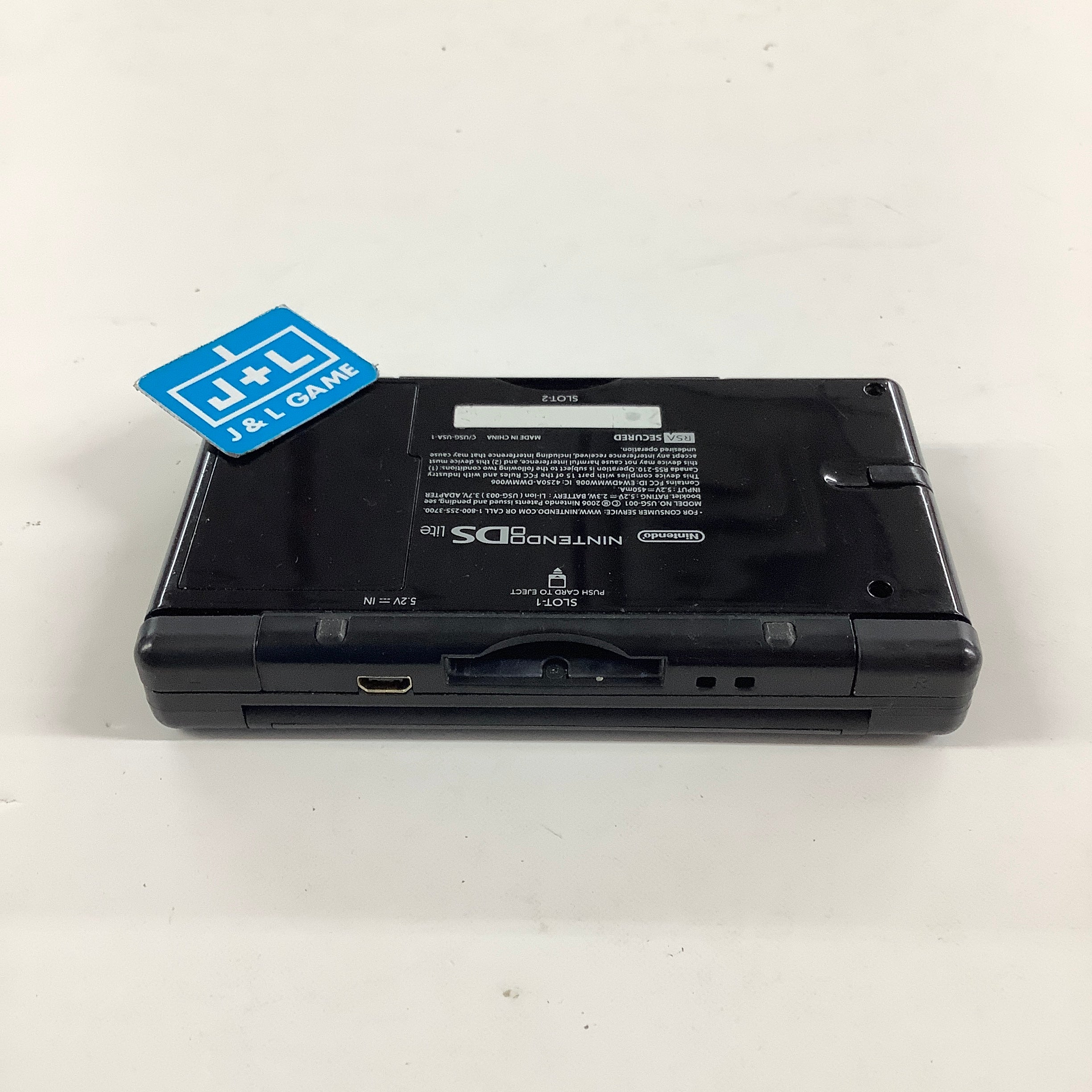 Nintendo DS Lite Console (Onyx) - (NDS) Nintendo DS [Pre-Owned] Consoles Nintendo