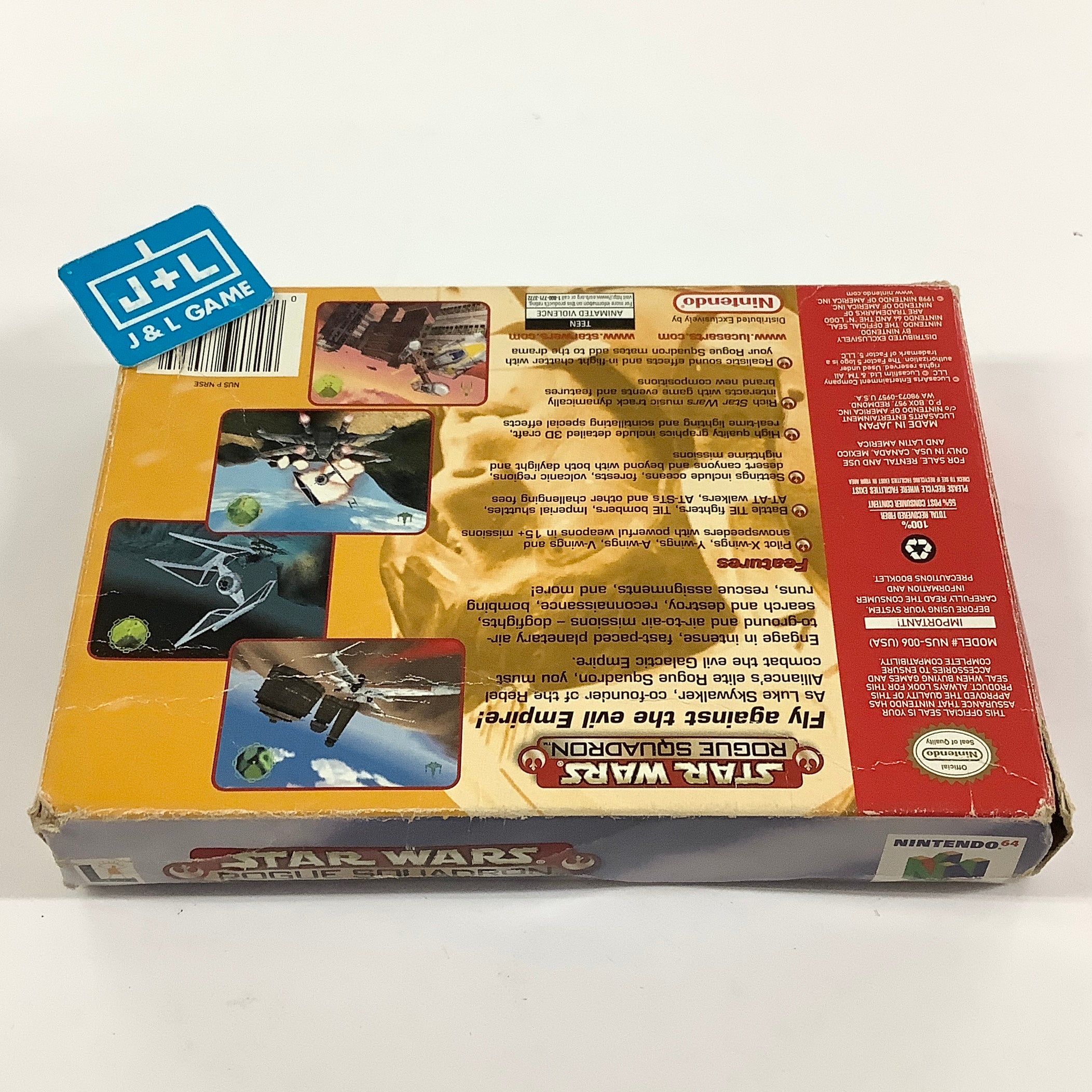 Star Wars: Rogue Squadron - (N64) Nintendo 64 [Pre-Owned] Video Games LucasArts