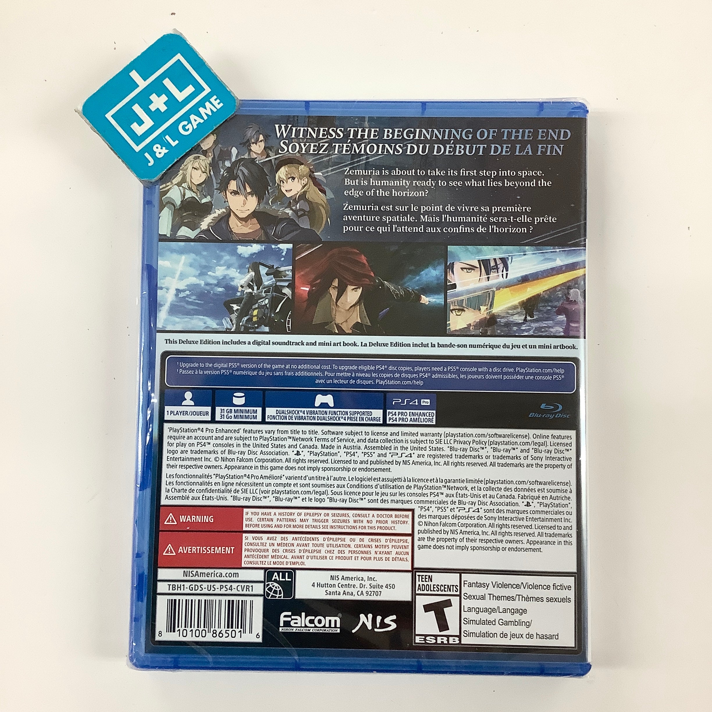 The Legend of Heroes: Trails Beyond the Horizon - (PS4) PlayStation 4 Video Games NIS America