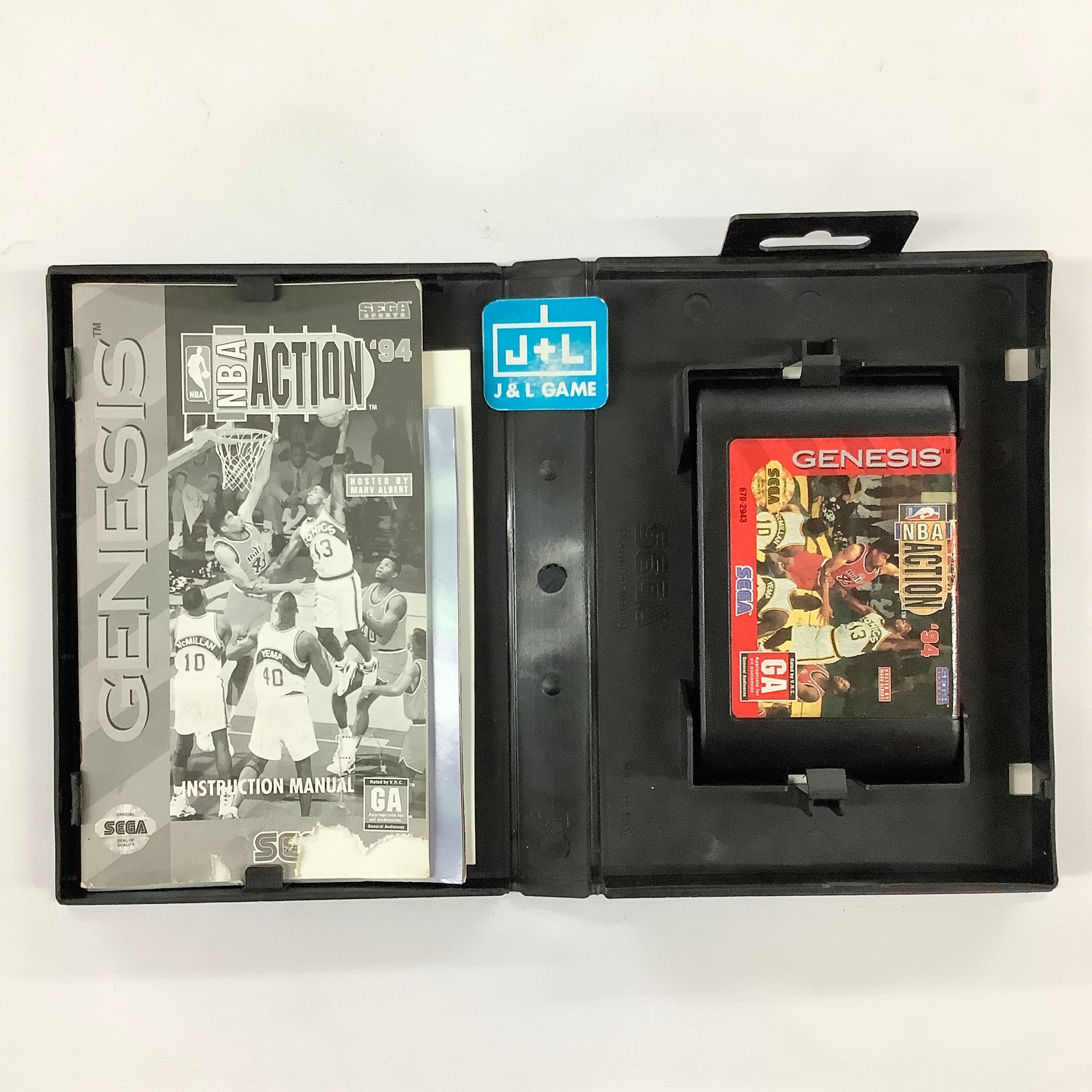 NBA Action '94 - (SG) SEGA Genesis [Pre-Owned] Video Games Sega   
