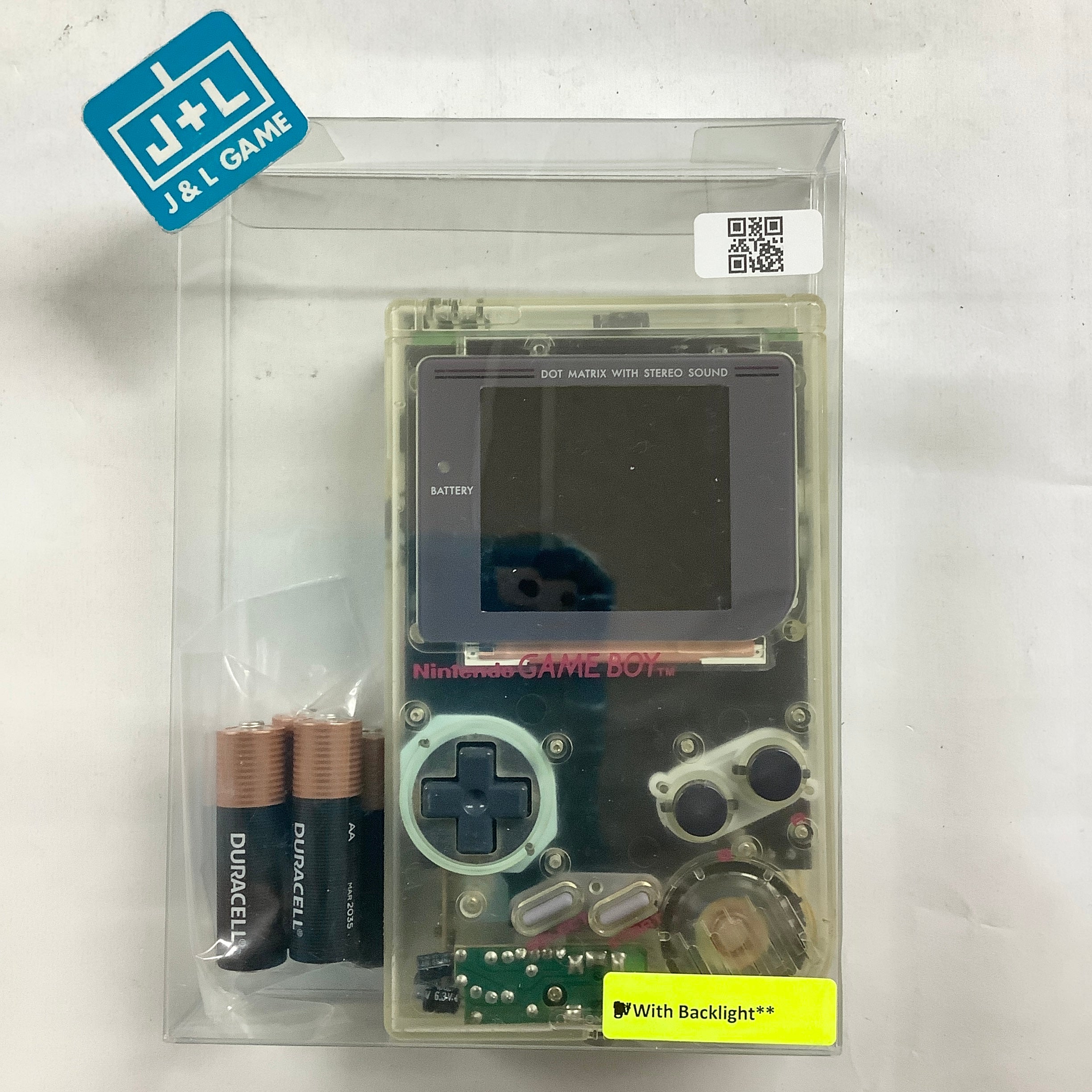 Nintendo Game Boy (Clear With Backlight)- (GB) Game Boy [Pre-Owned] Consoles Nintendo   