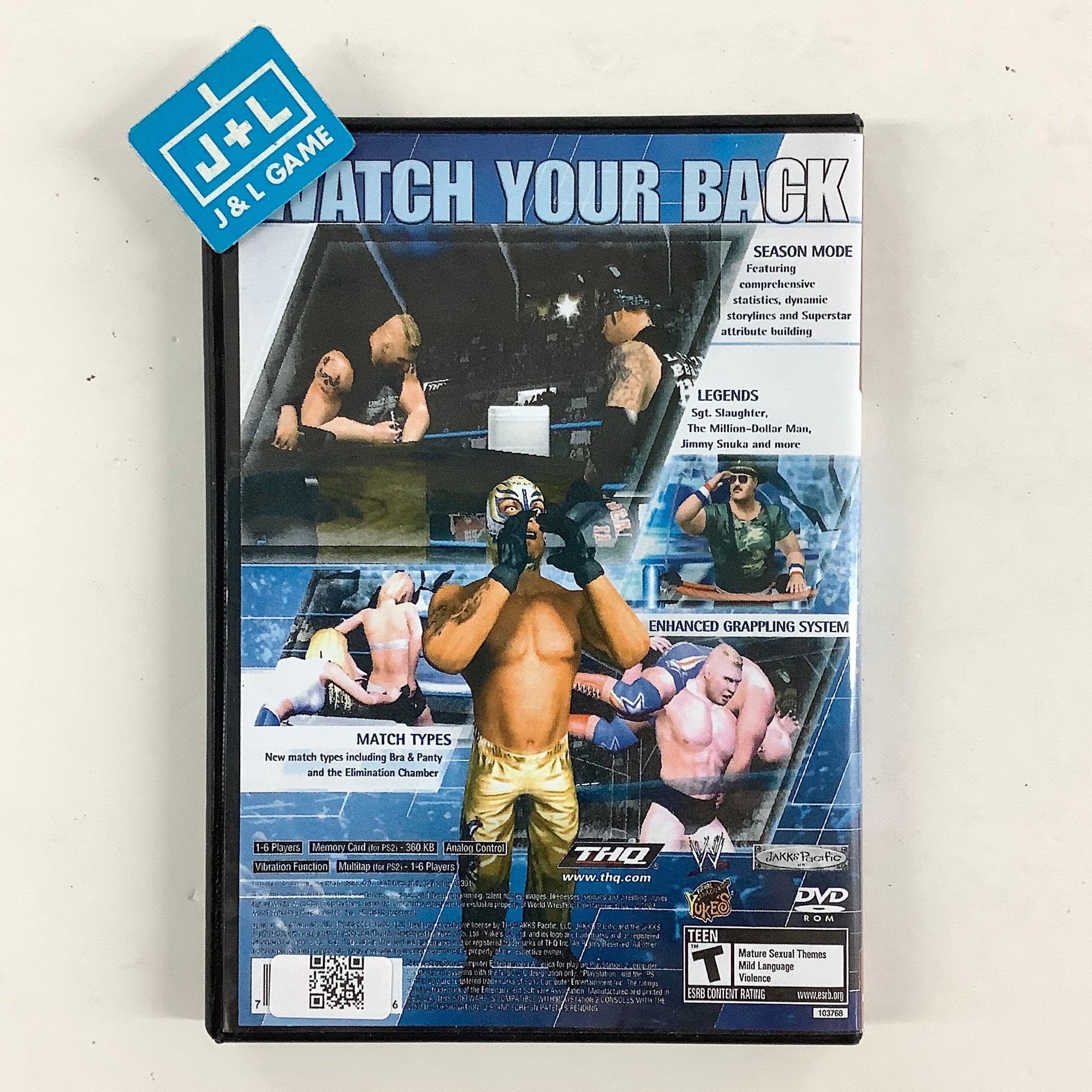 WWE SmackDown! Here Comes the Pain (Greatest Hits) - (PS2) PlayStation 2 [Pre-Owned] Video Games THQ