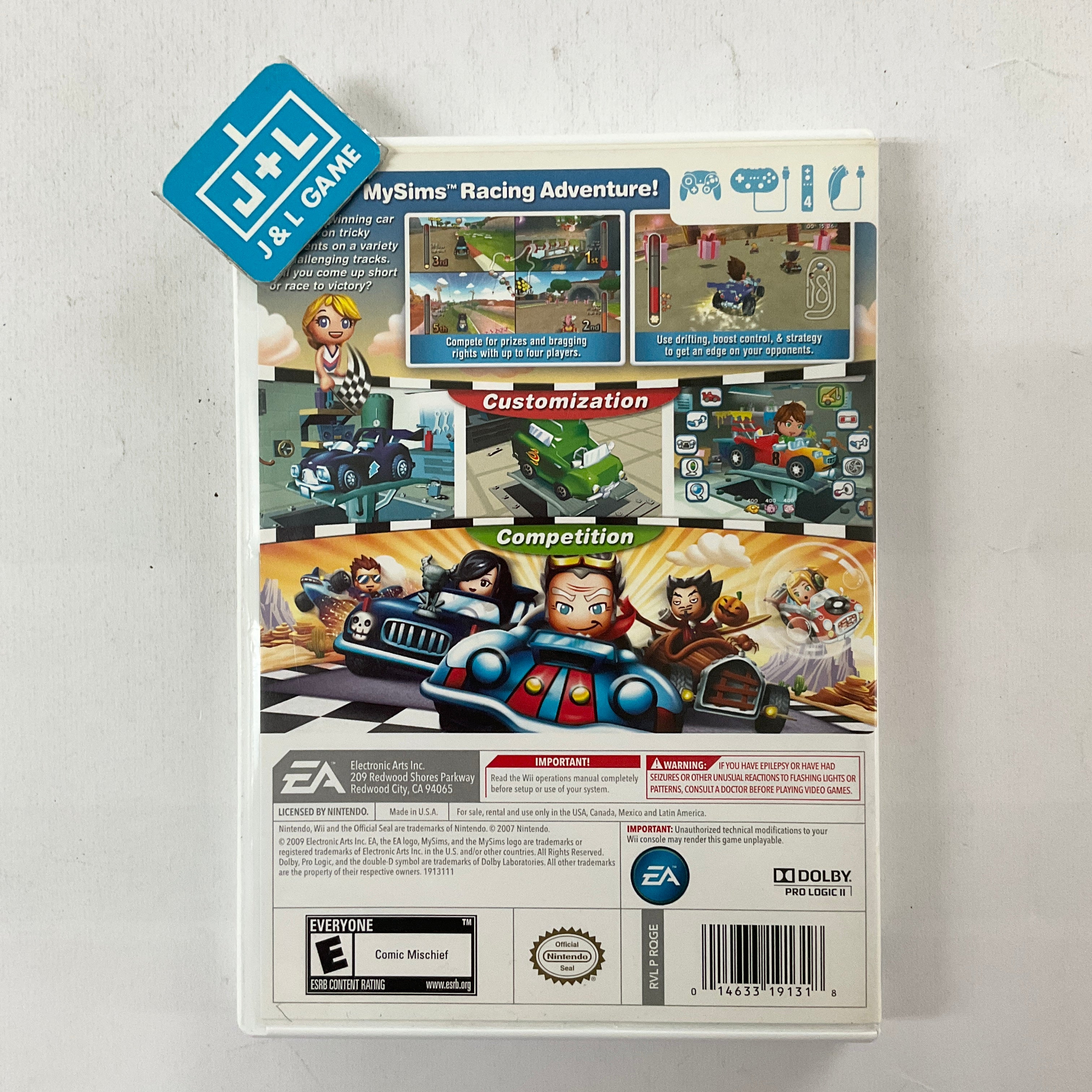 MySims Racing - Nintendo Wii [Pre-Owned] | J&L Game