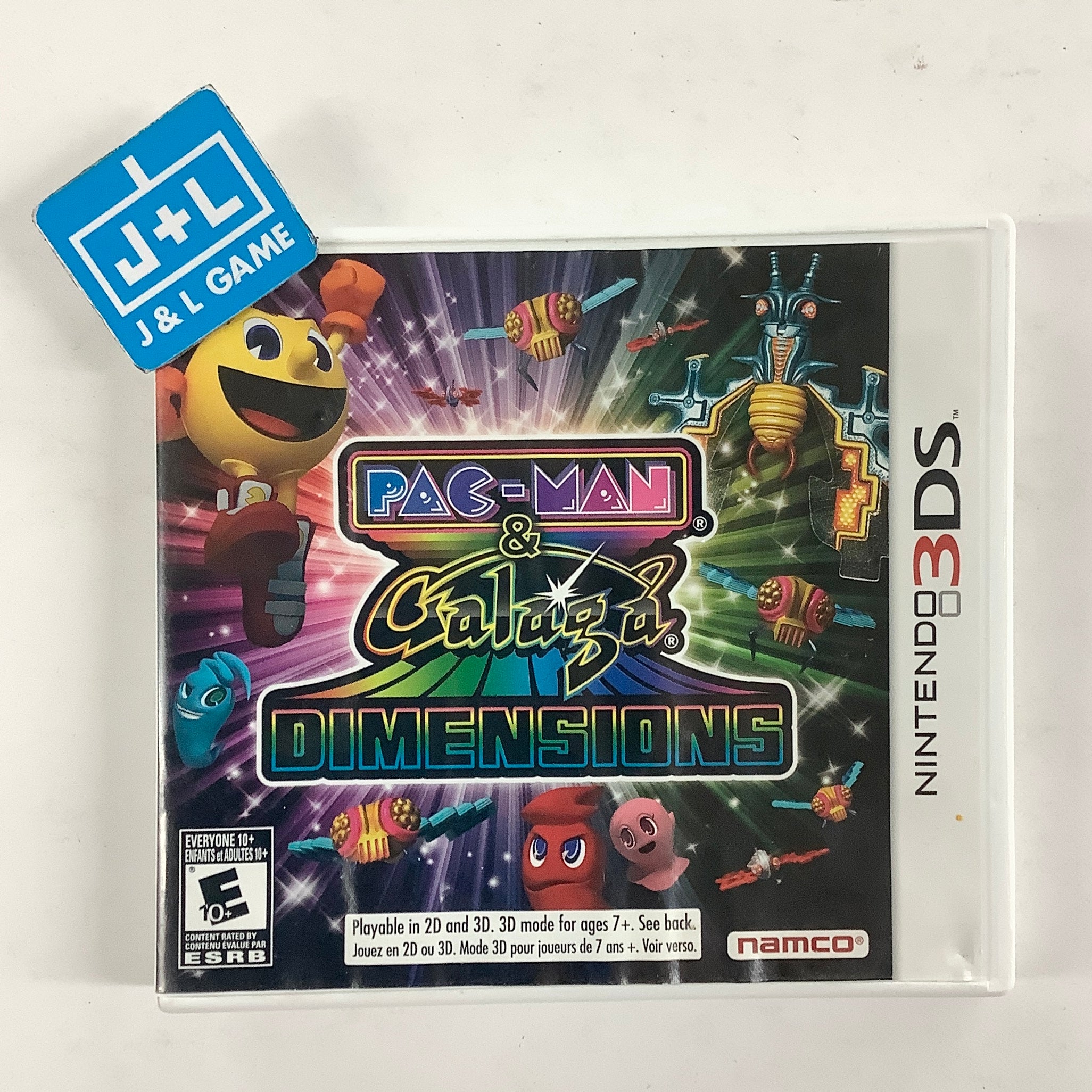 Pac-Man and Galaga Dimensions - Nintendo 3DS [Pre-Owned] Video Games BANDAI NAMCO Entertainment