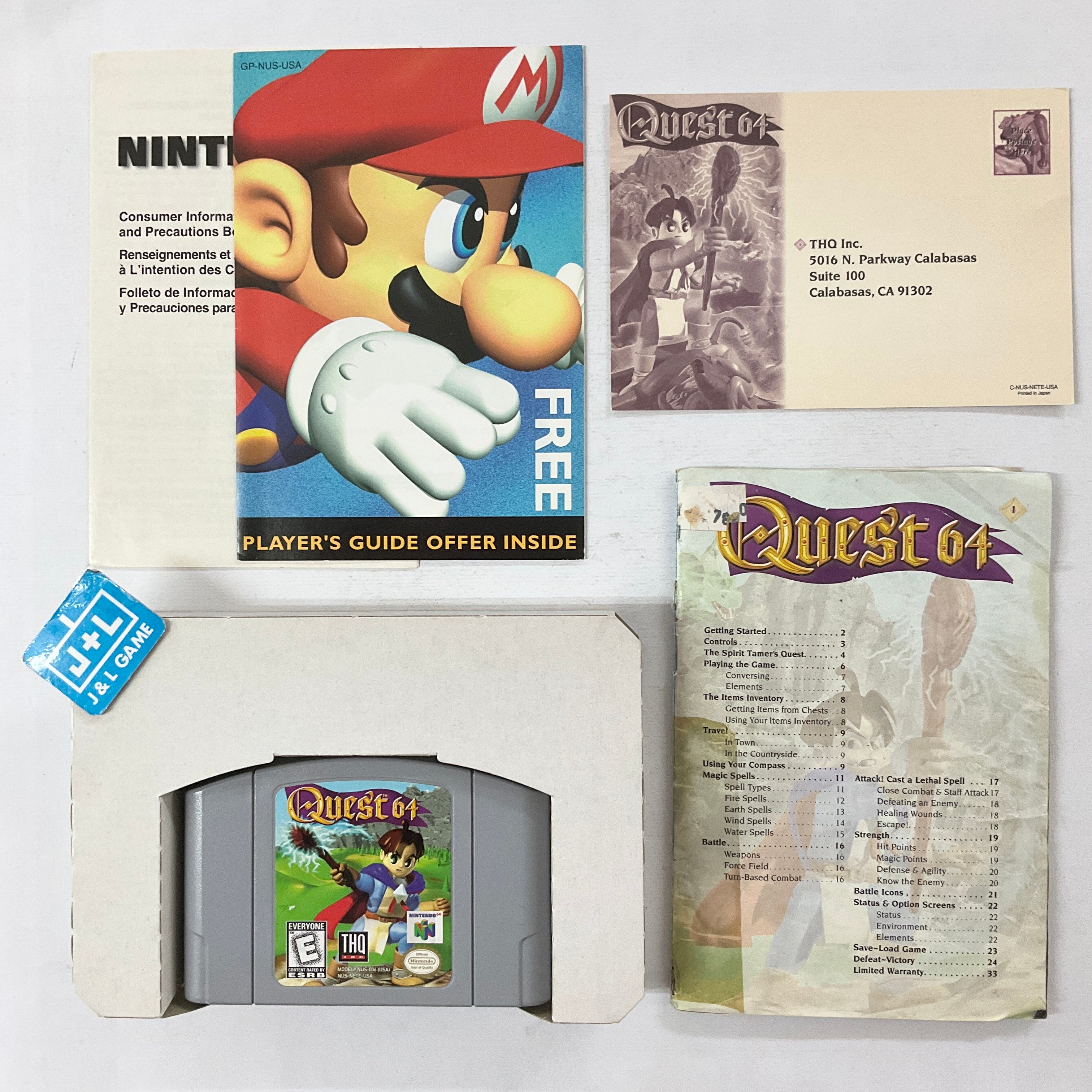 Quest 64 - (N64) Nintendo 64 [Pre-Owned] Video Games THQ