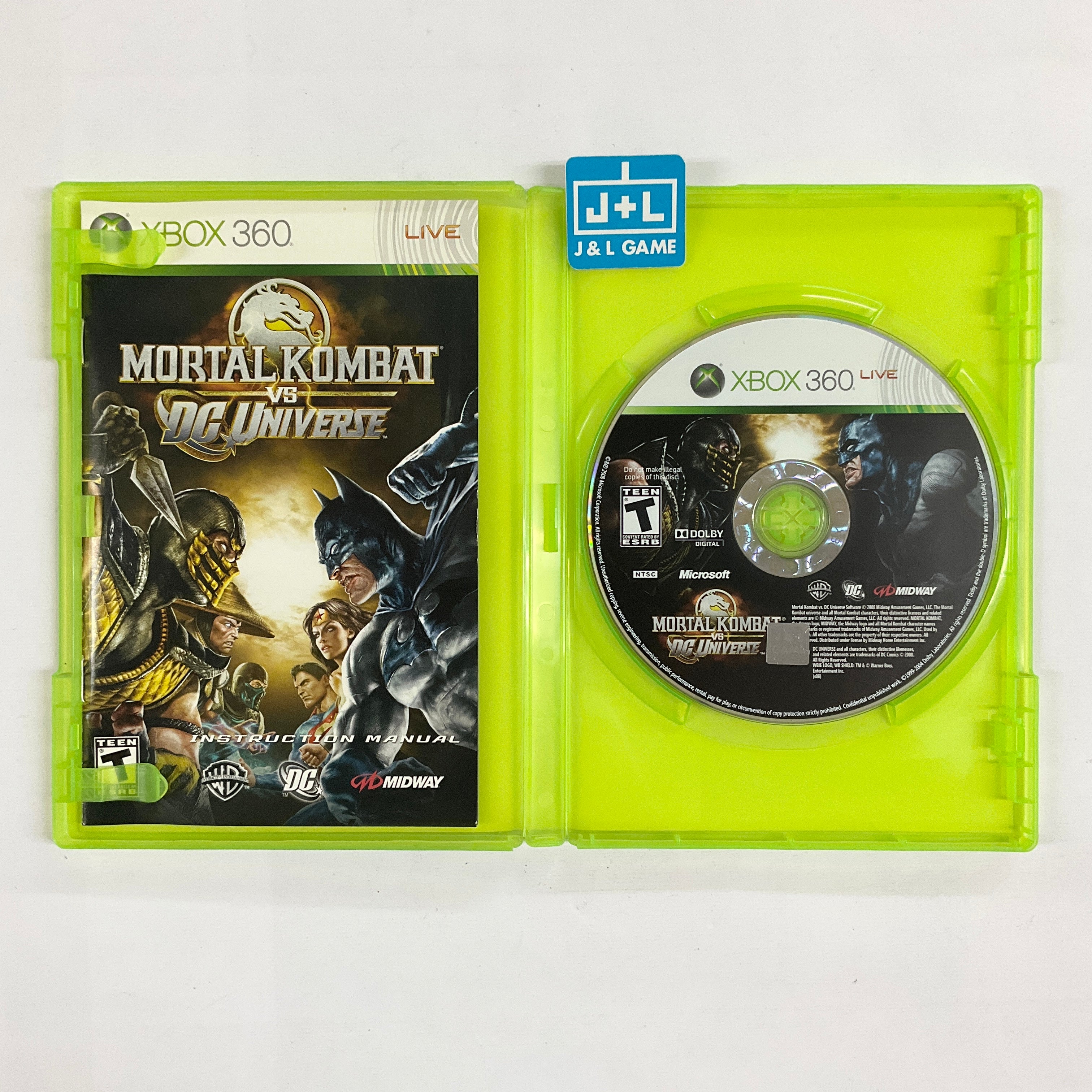 Mortal Kombat vs. DC Universe - Xbox 360 [Pre-Owned] Video Games Midway   
