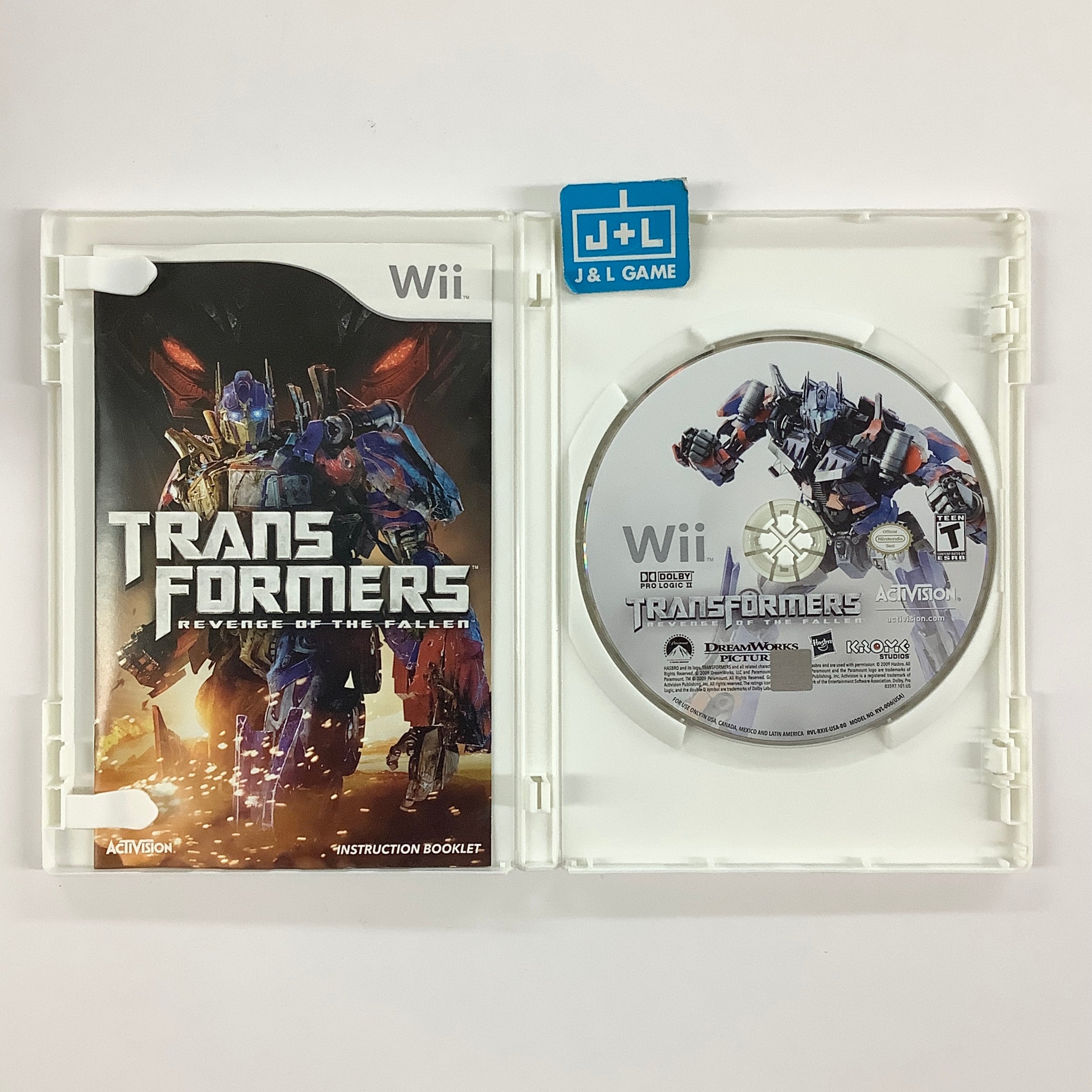 Transformers: Revenge of the Fallen - Nintendo Wii [Pre-Owned] Video Games Activision