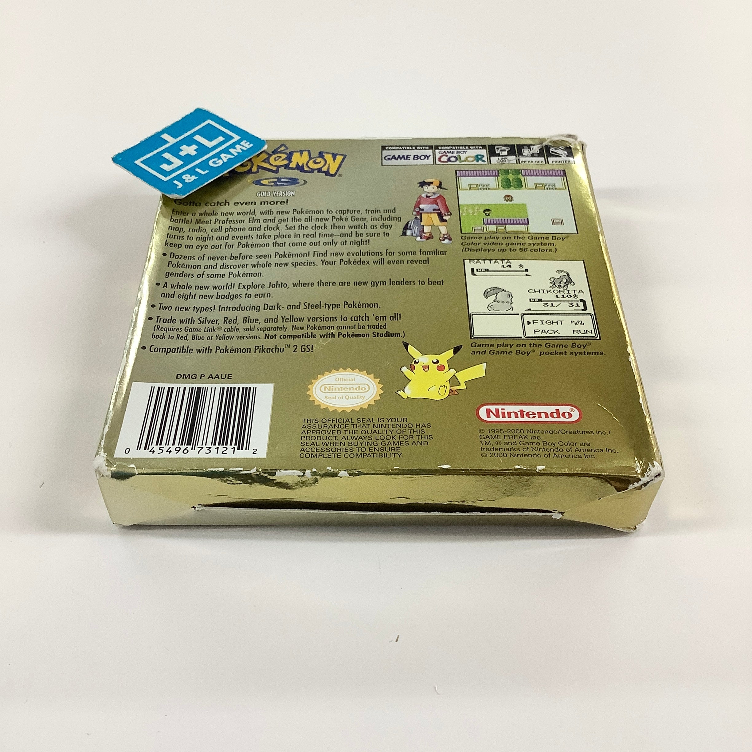 Pokemon Gold Version - (GBC) Game Boy Color [Pre-Owned]