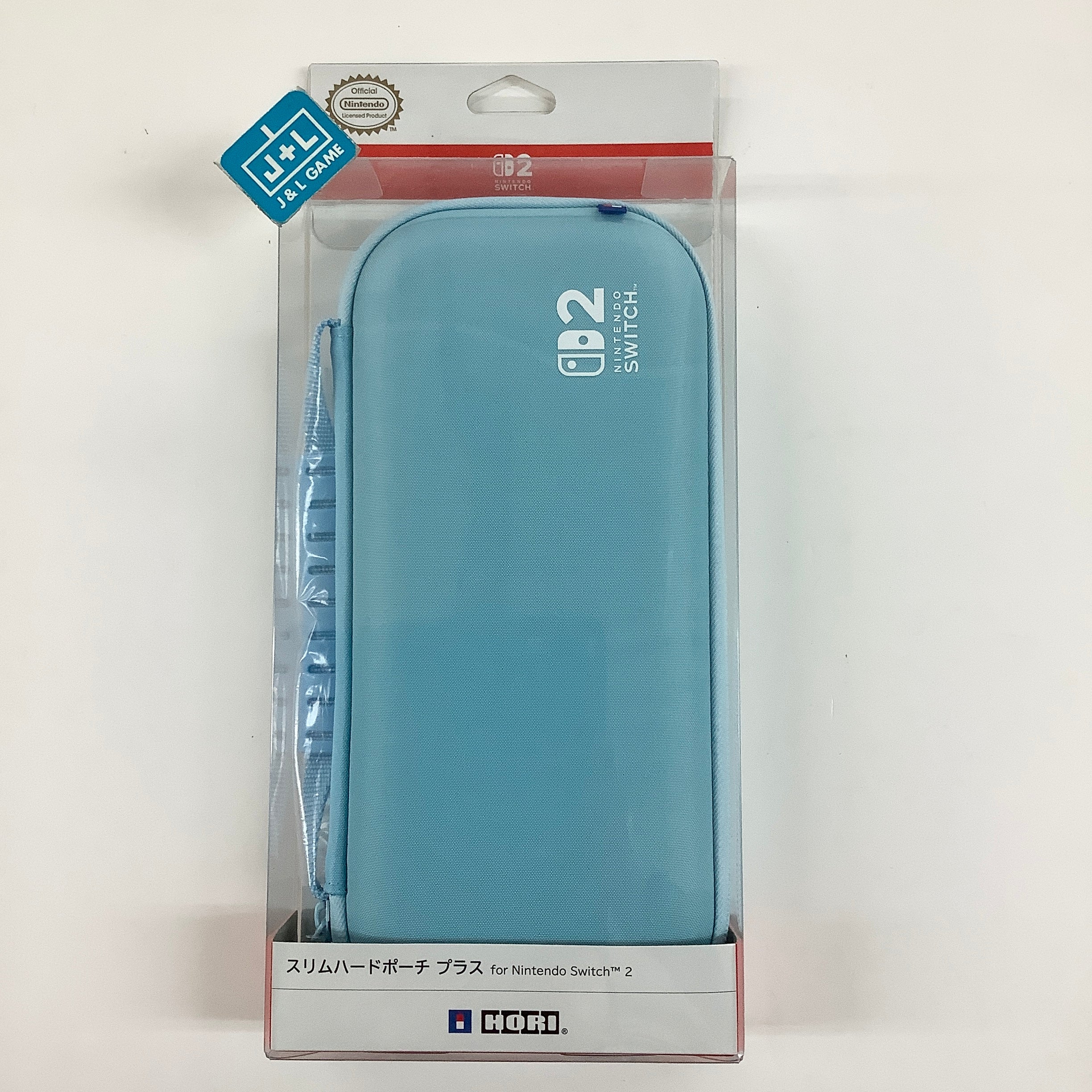 HORI Slim Hard Pouch Carry Case Plus (Pastel Blue) - (NS2)  Nintendo Switch 2 (Japanese Import)