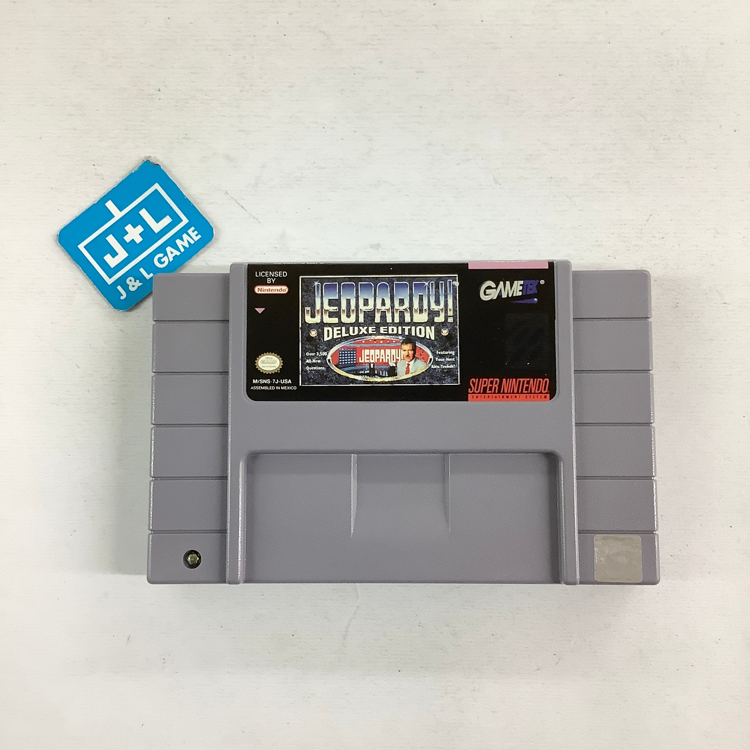 Jeopardy! Deluxe Edition - (SNES) Super Nintendo [Pre-Owned] Video Games GameTek