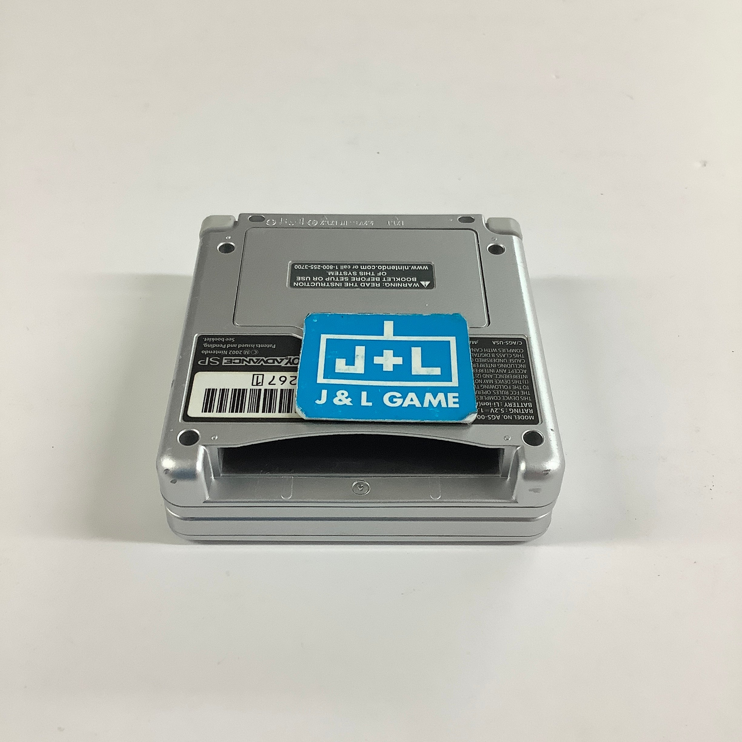 Nintendo Game Boy Advance SP Console AGS-001 (Silver) - (GBA) Game Boy Advance SP [Pre-Owned]