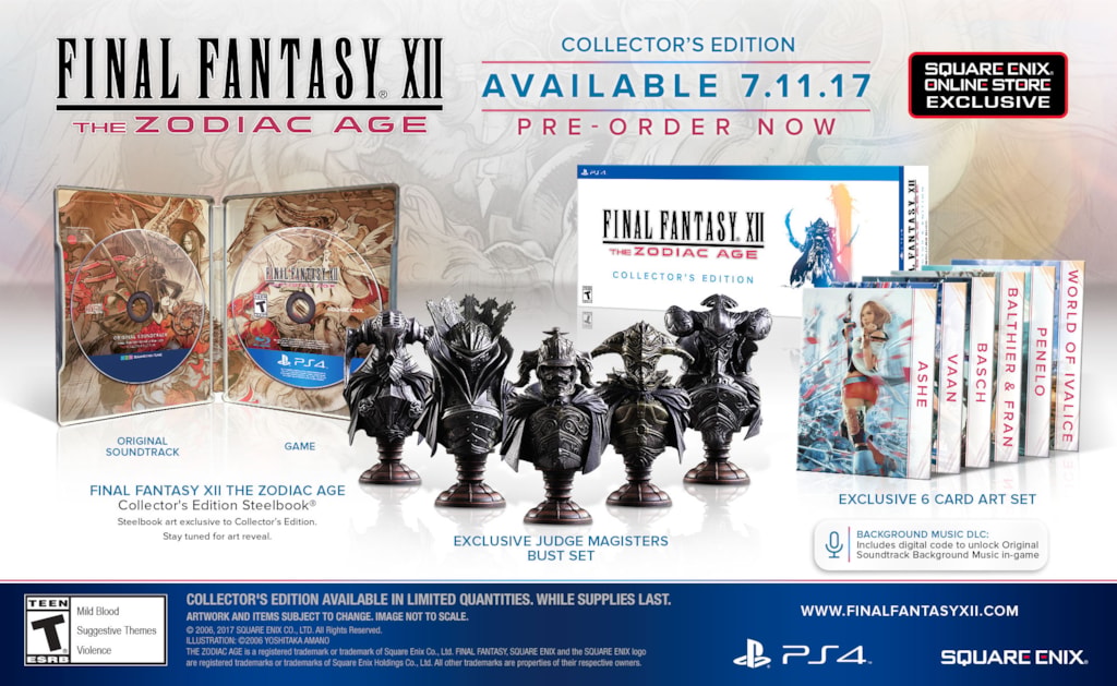 Final Fantasy XII The Zodiac Age (Collector's Edition) - (PS4