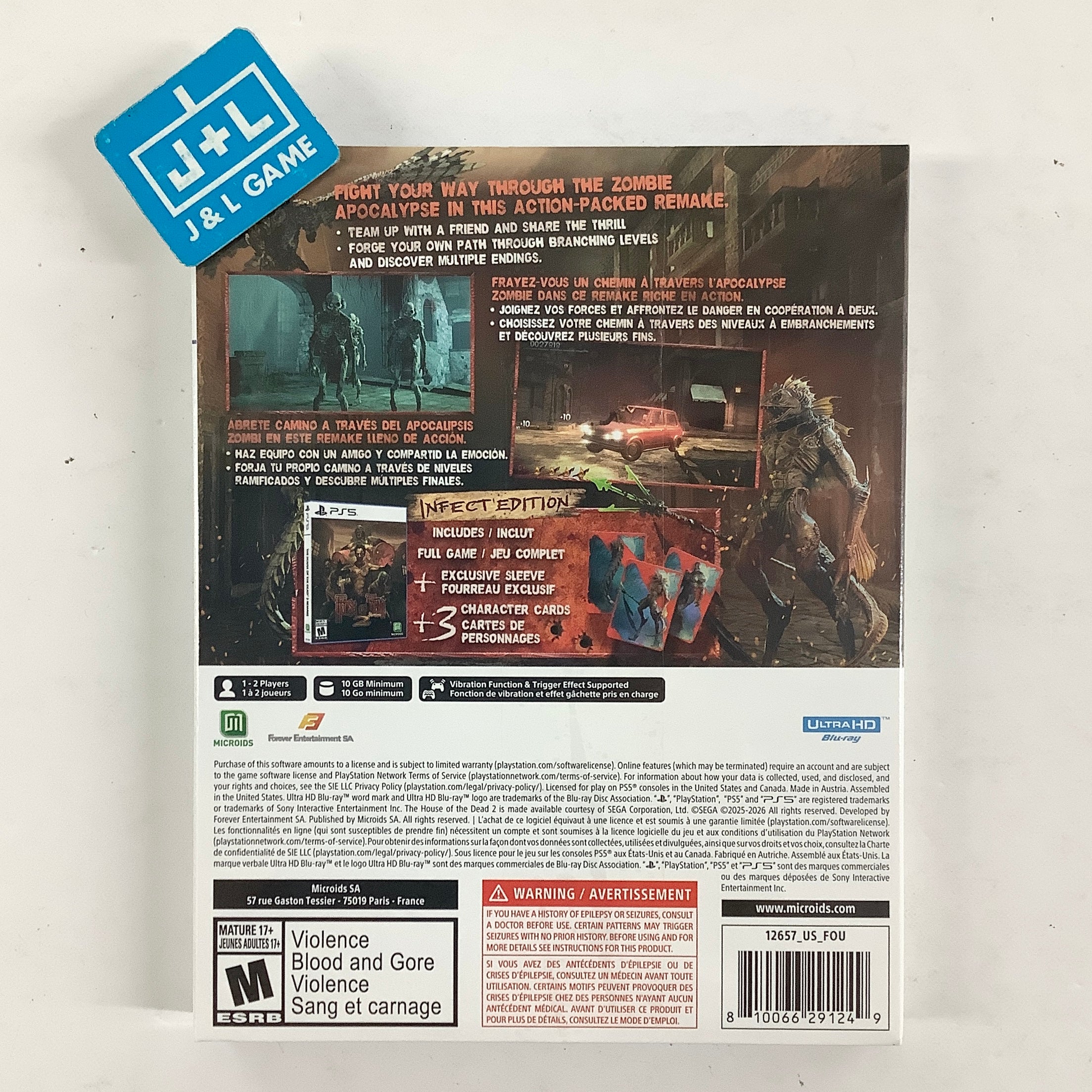 The House of the Dead 2 Remake: Infect Edition - (PS5) PlayStation 5