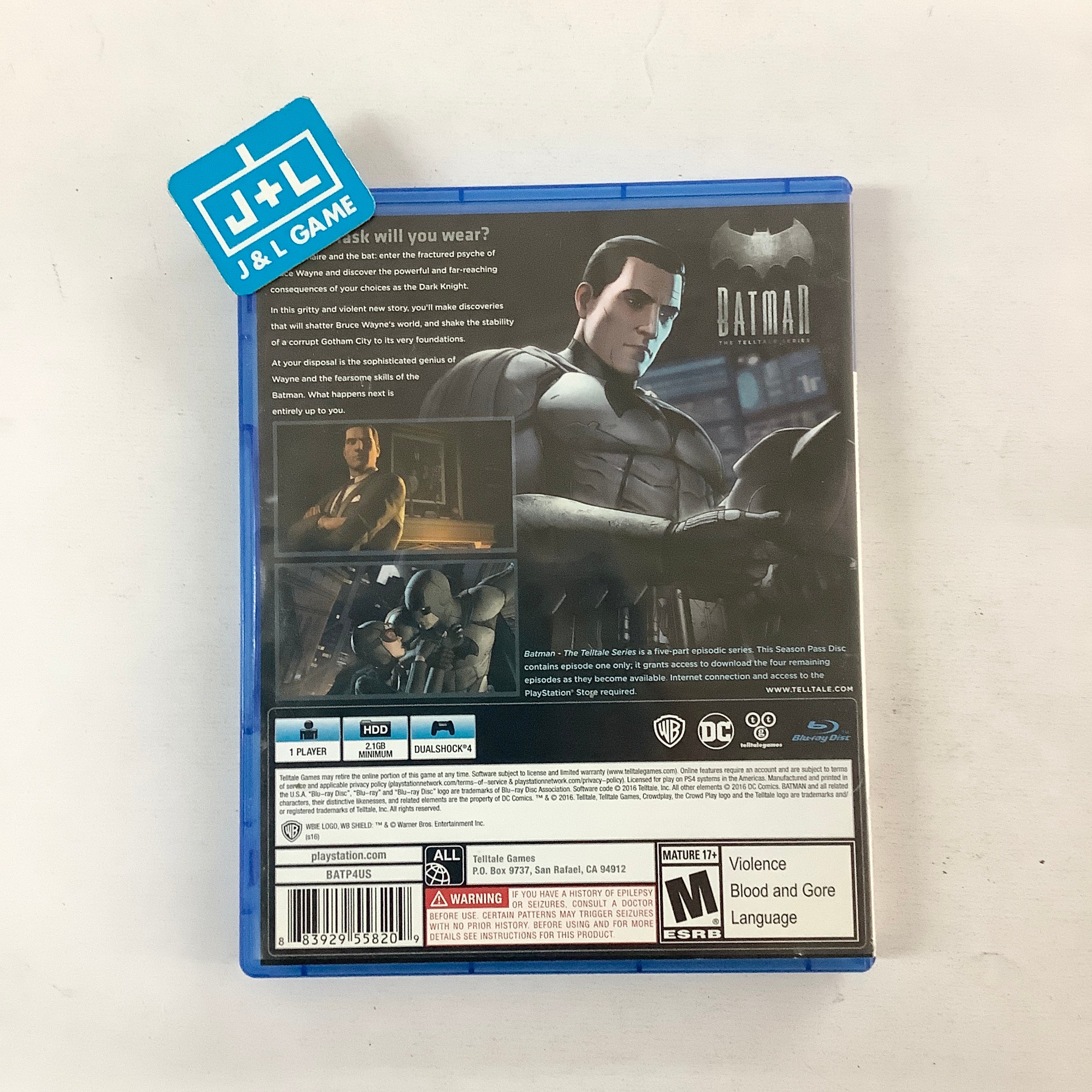 【中古】「非常に良い」Batman: The Telltale Series (PS4) (輸入版） Batman: The Telltale Series - (PS4) PlayStation 4 [Pre-Owned