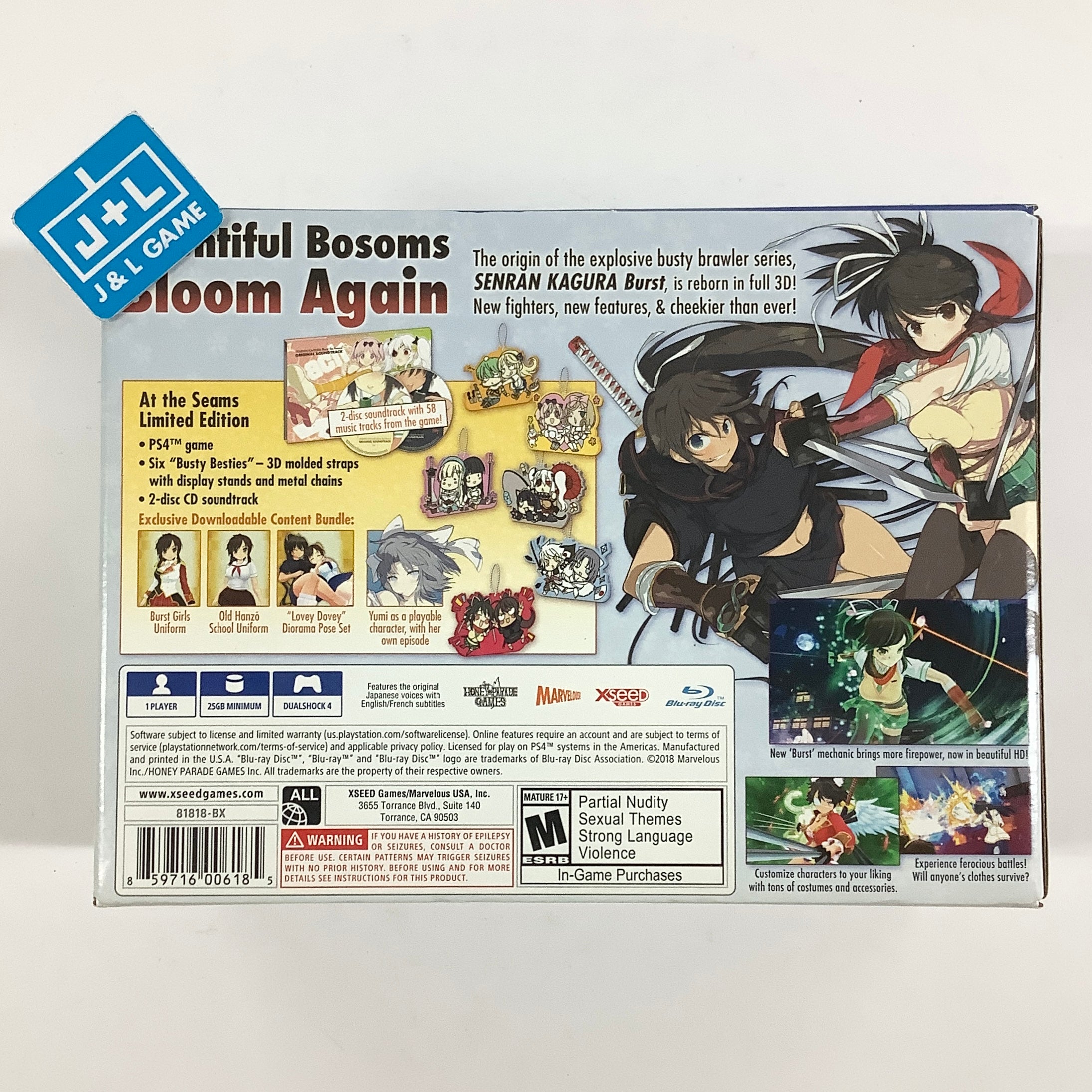 Senran Kagura Burst Re:Newal (At The Seams Edition) - (PS4) PlayStation 4 [Pre-Owned]