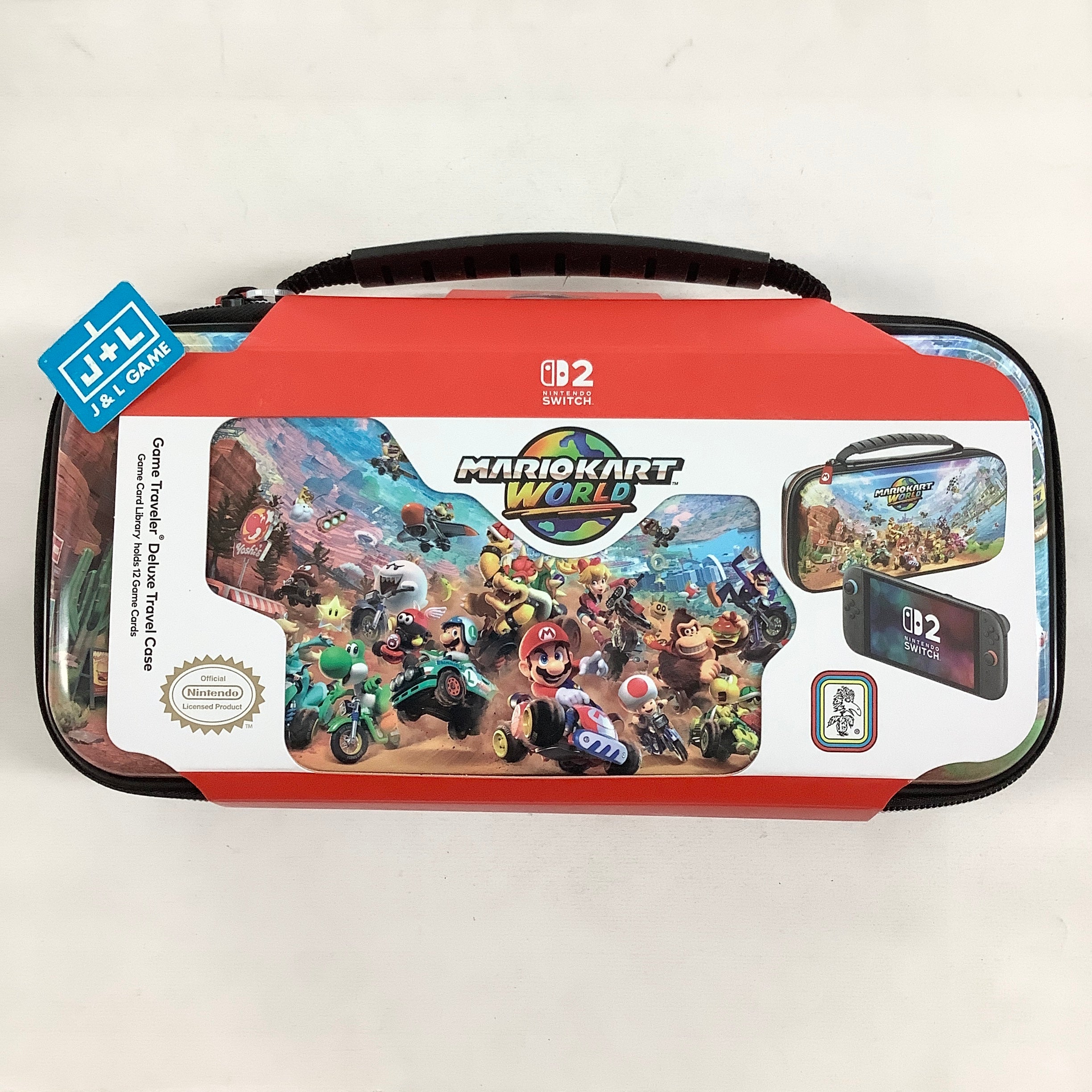RDS Mario Kart Game Traveler Deluxe Travel Case - (NS2) Nintendo
