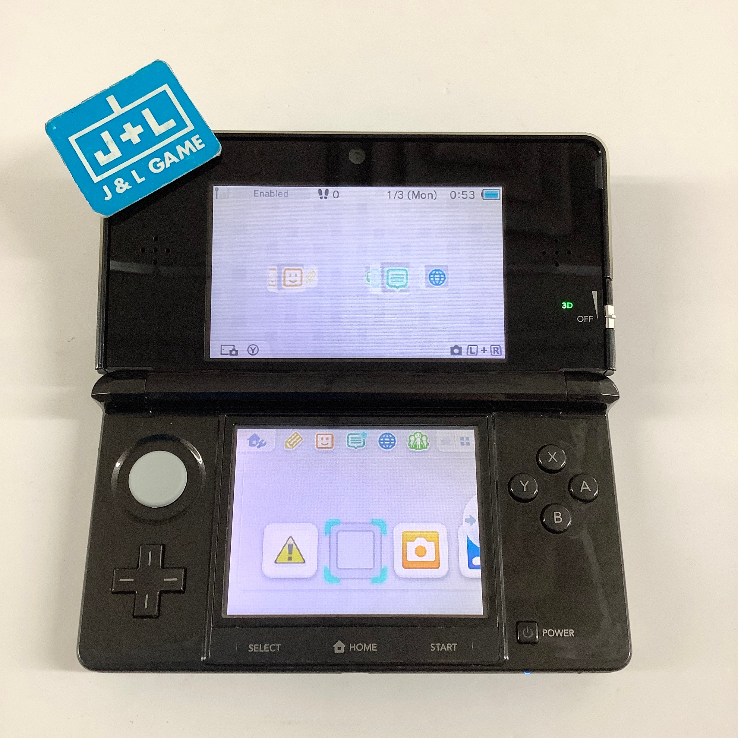 Nintendo 3DS Console (Cosmo Black) - Nintendo 3DS [Pre-Owned]
