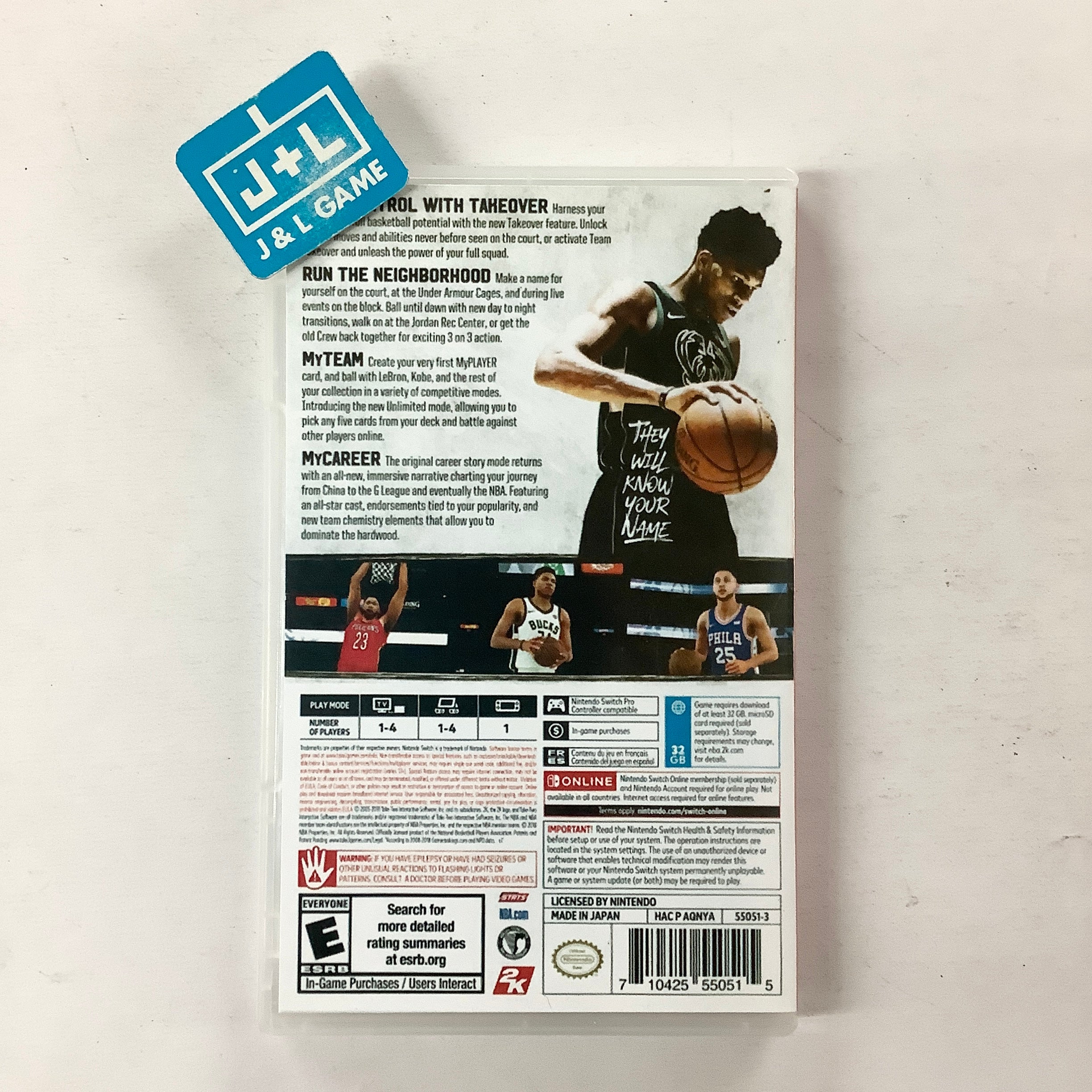 NBA 2K19 - (NSW) Nintendo Switch [Pre-Owned] Video Games 2K Games   