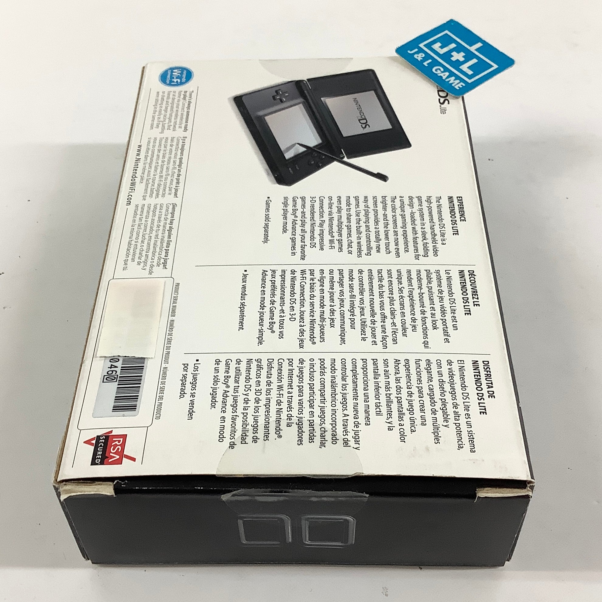 Nintendo DS Lite Console (Onyx) - (NDS) Nintendo DS [Pre-Owned] Consoles Nintendo