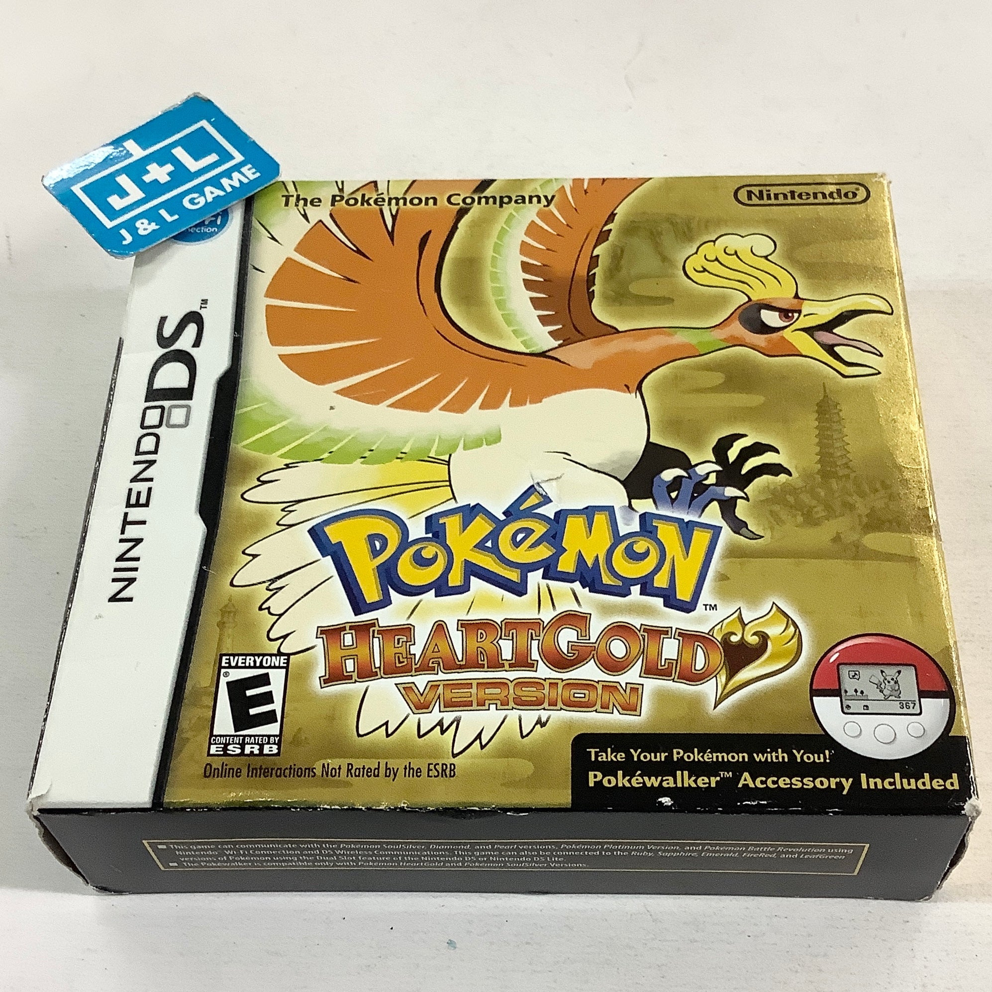 Pokemon HeartGold Version (w/ Pokewalker) - (NDS) Nintendo DS [Pre-Owned] Video Games Nintendo