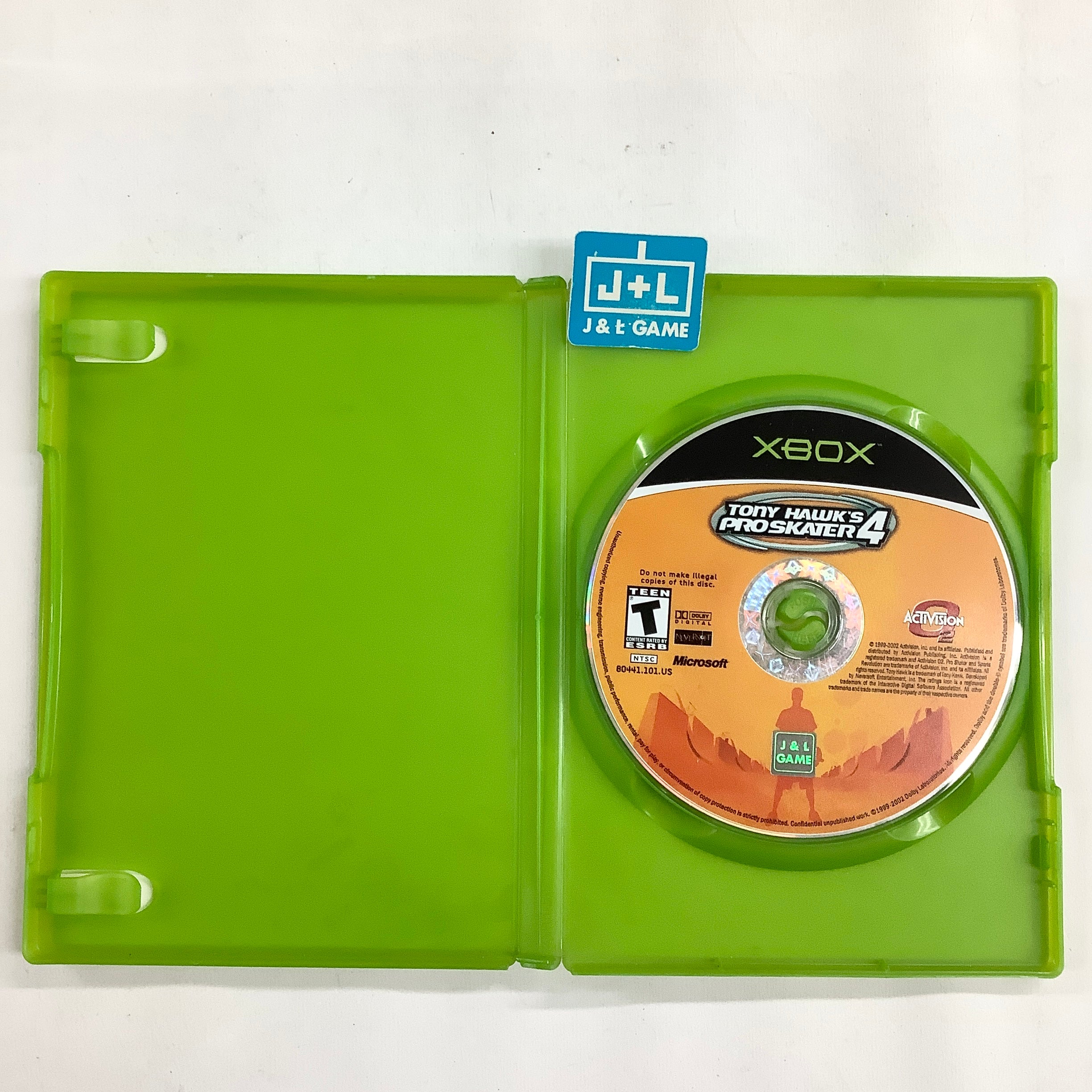 Tony Hawk's Pro Skater 4 - (XB) Xbox [Pre-Owned] Video Games Activision