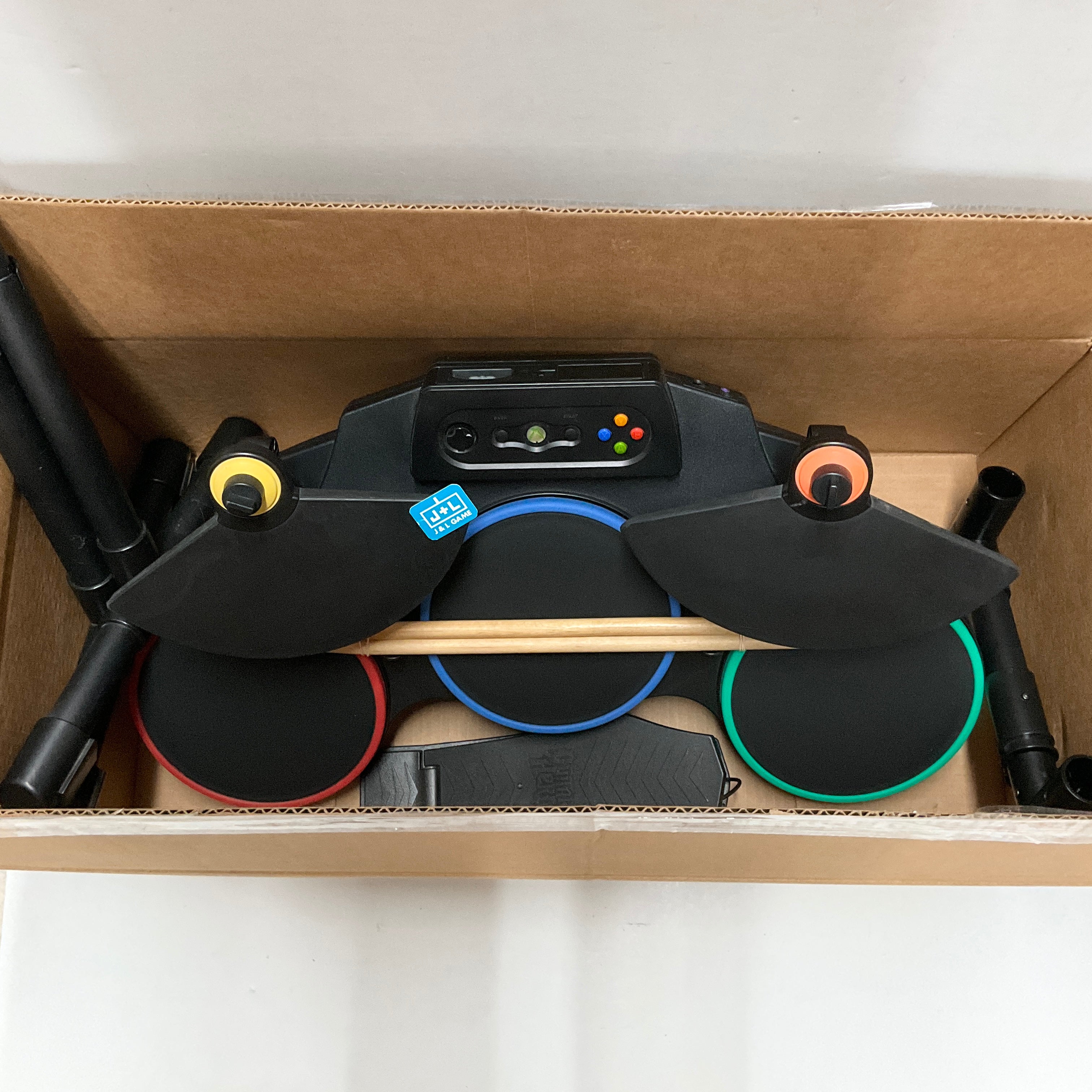Activision Guitar Hero World Tour Wireless Drum Controller - Xbox 360 [Pre-Owned] Accessories ACTIVISION   