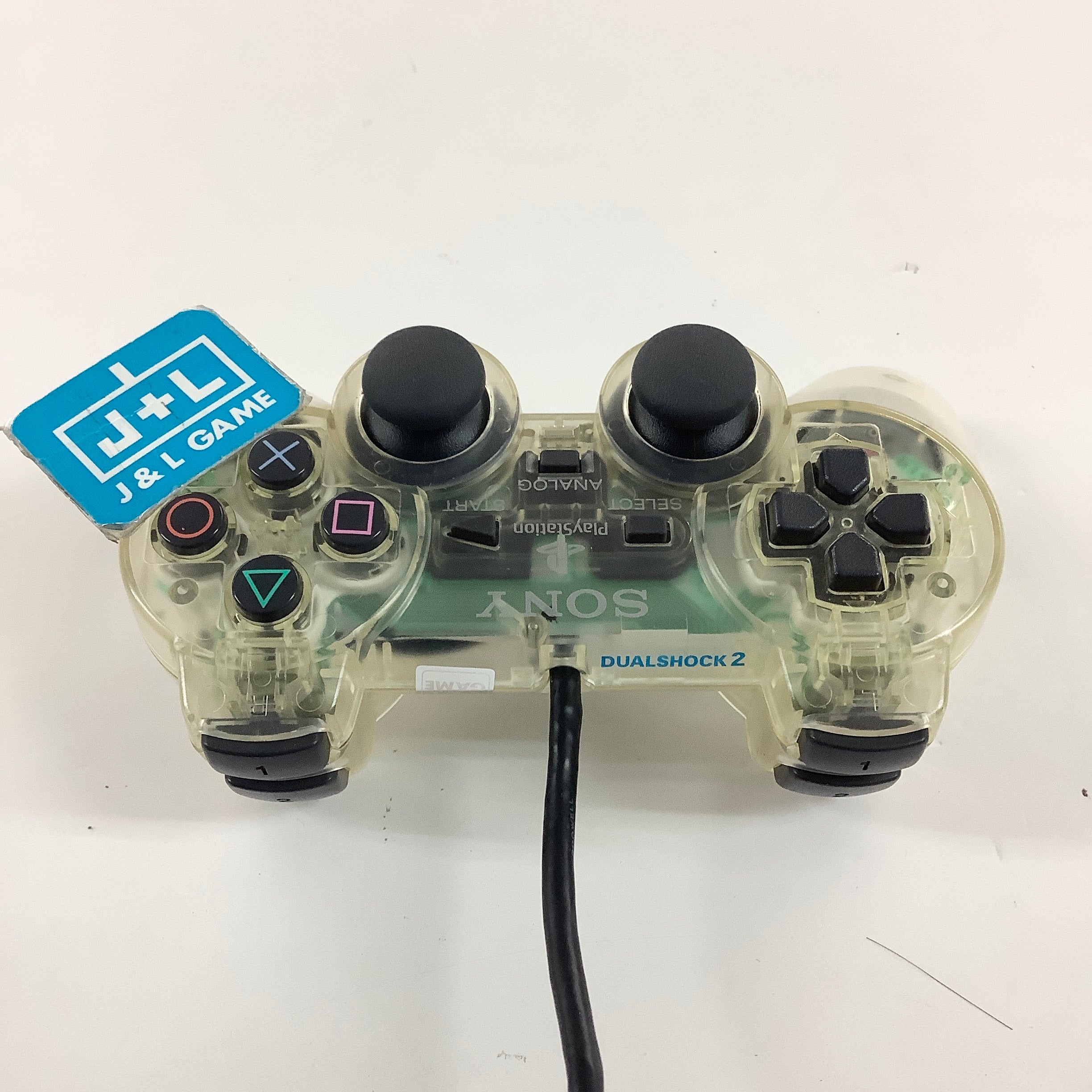 Sony DualShock 2 Controller (Clear) - (PS2) PlayStation 2 [Pre-Owned] Accessories Sony