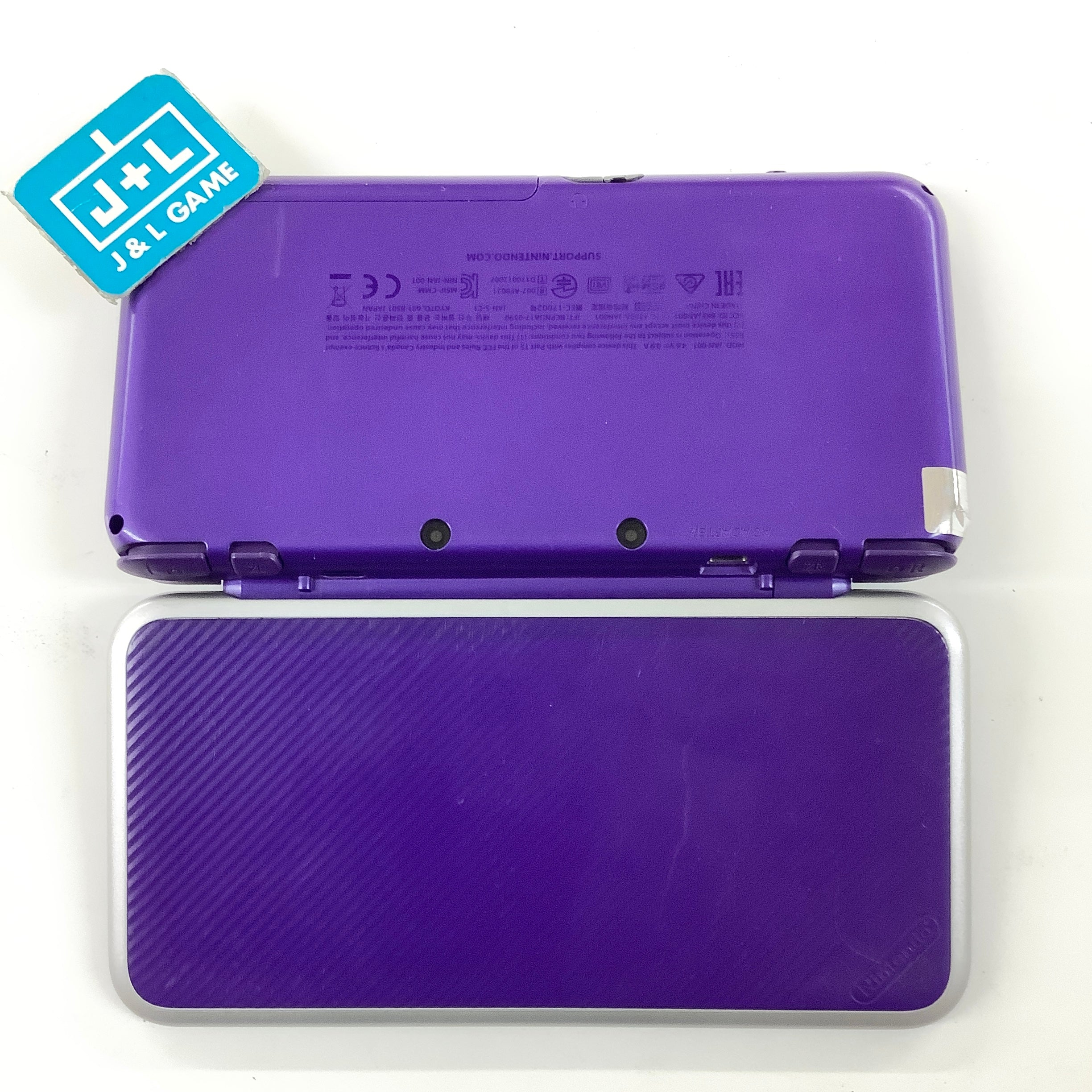 New Nintendo 2DS XL Console (Purple + Silver) - Nintendo 3DS [Pre-Owned]