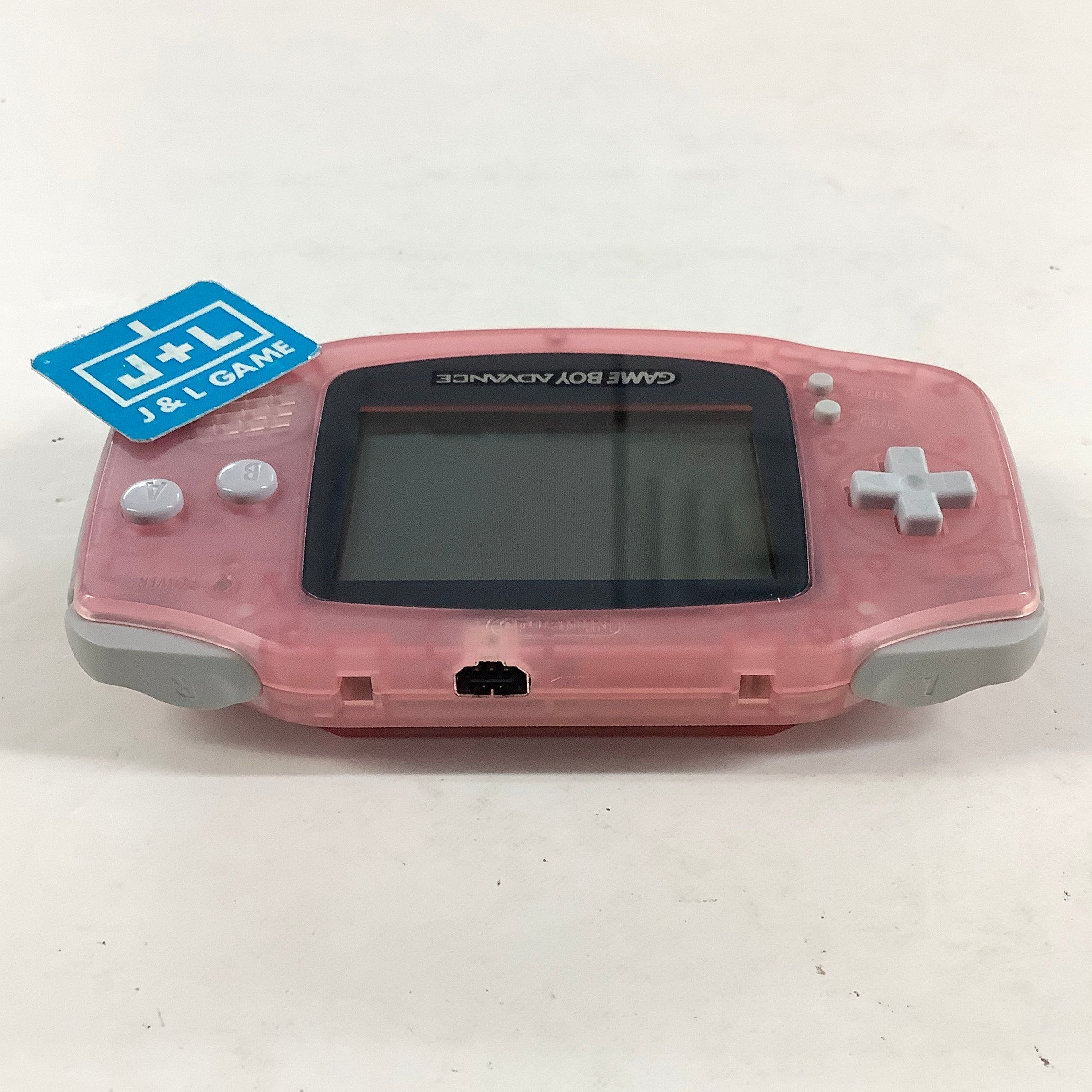 Nintendo Game Boy Advance Console (Clear Pink) - (GBA) Game Boy Advance [Pre-Owned]