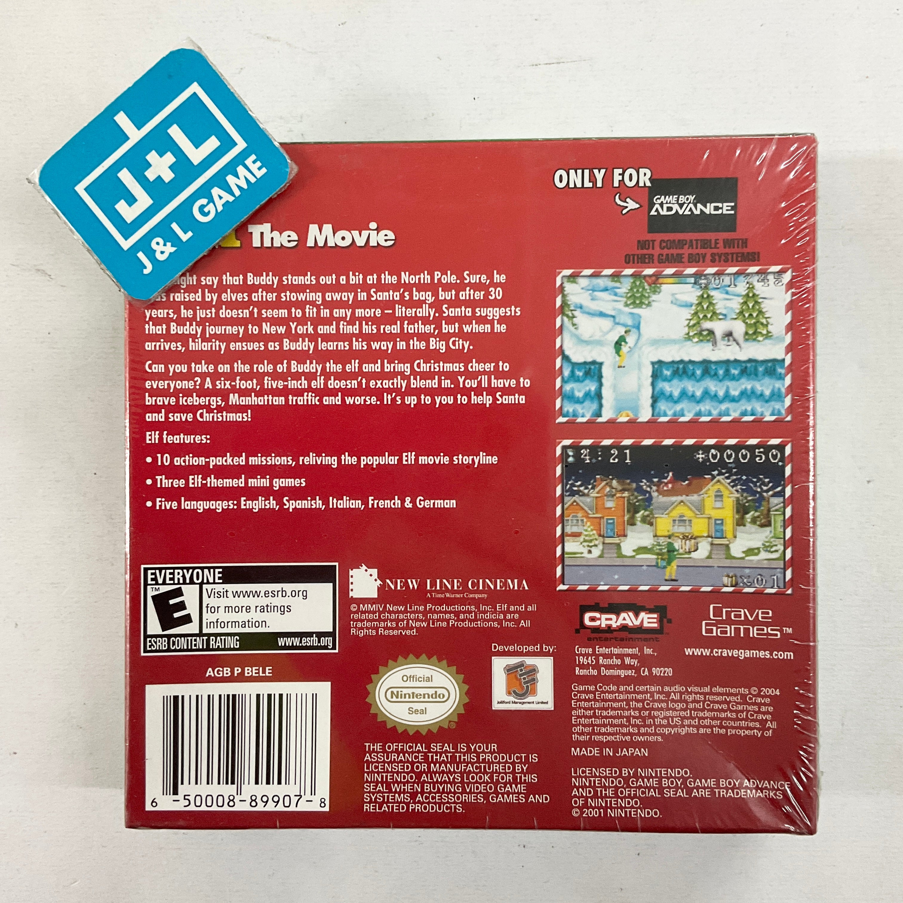 Elf: The Movie - (GBA) Game Boy Advance Video Games Crave   