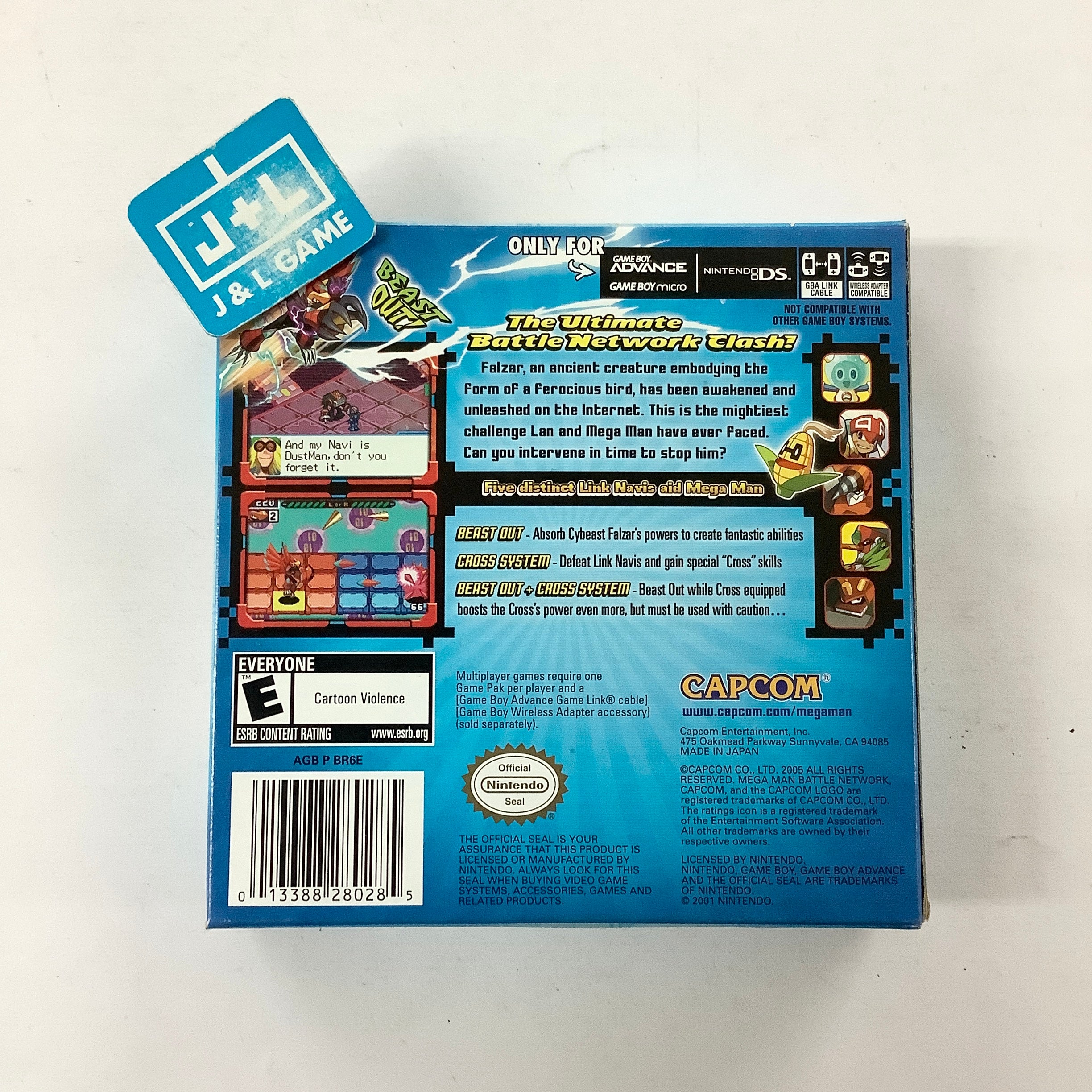 Mega Man Battle Network 6: Cybeast Falzar - (GBA) Game Boy Advance [Pre-Owned] Video Games Capcom   