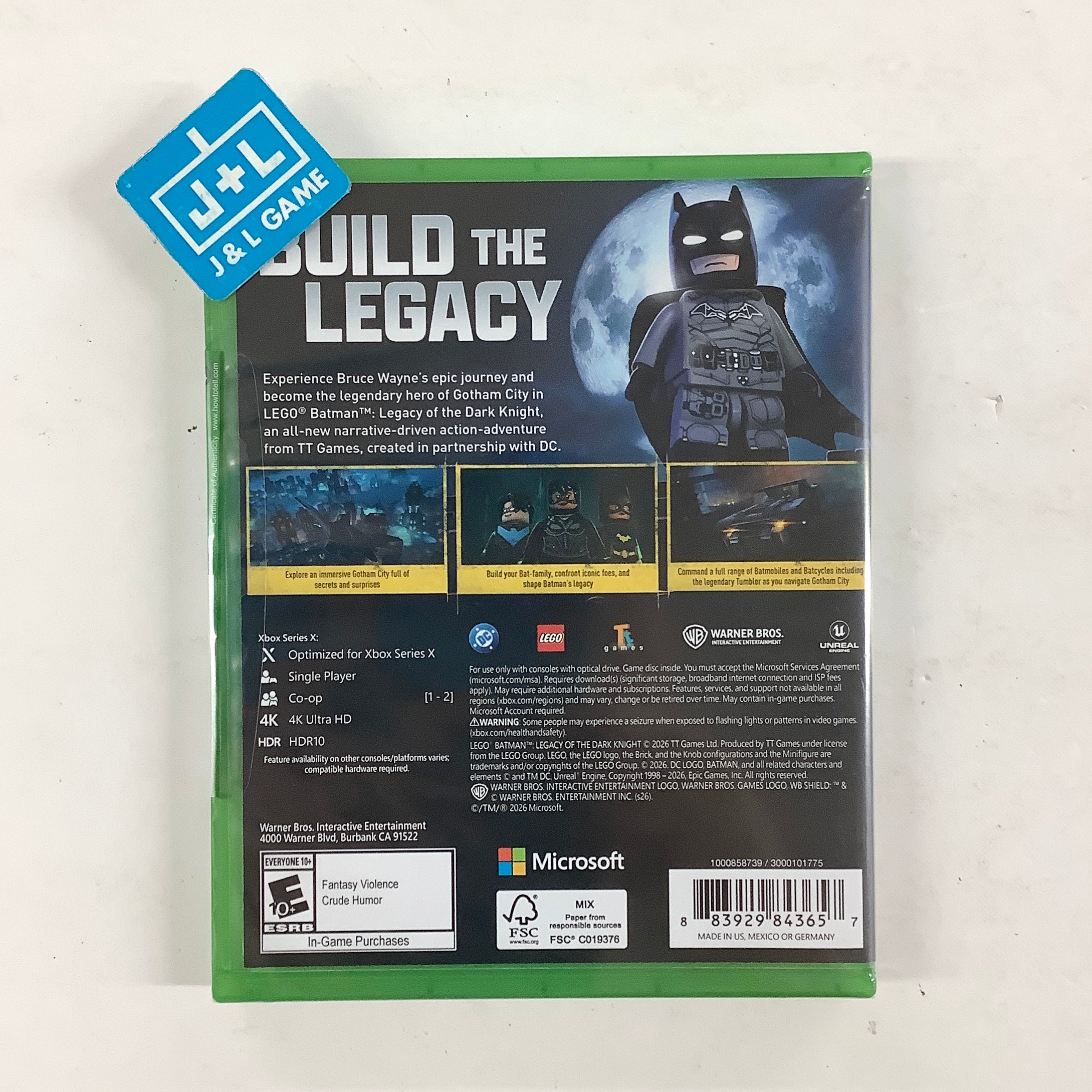 LEGO Batman: Legacy of the Dark Knight - (XSX) Xbox Series X Video Games WARNER BROS