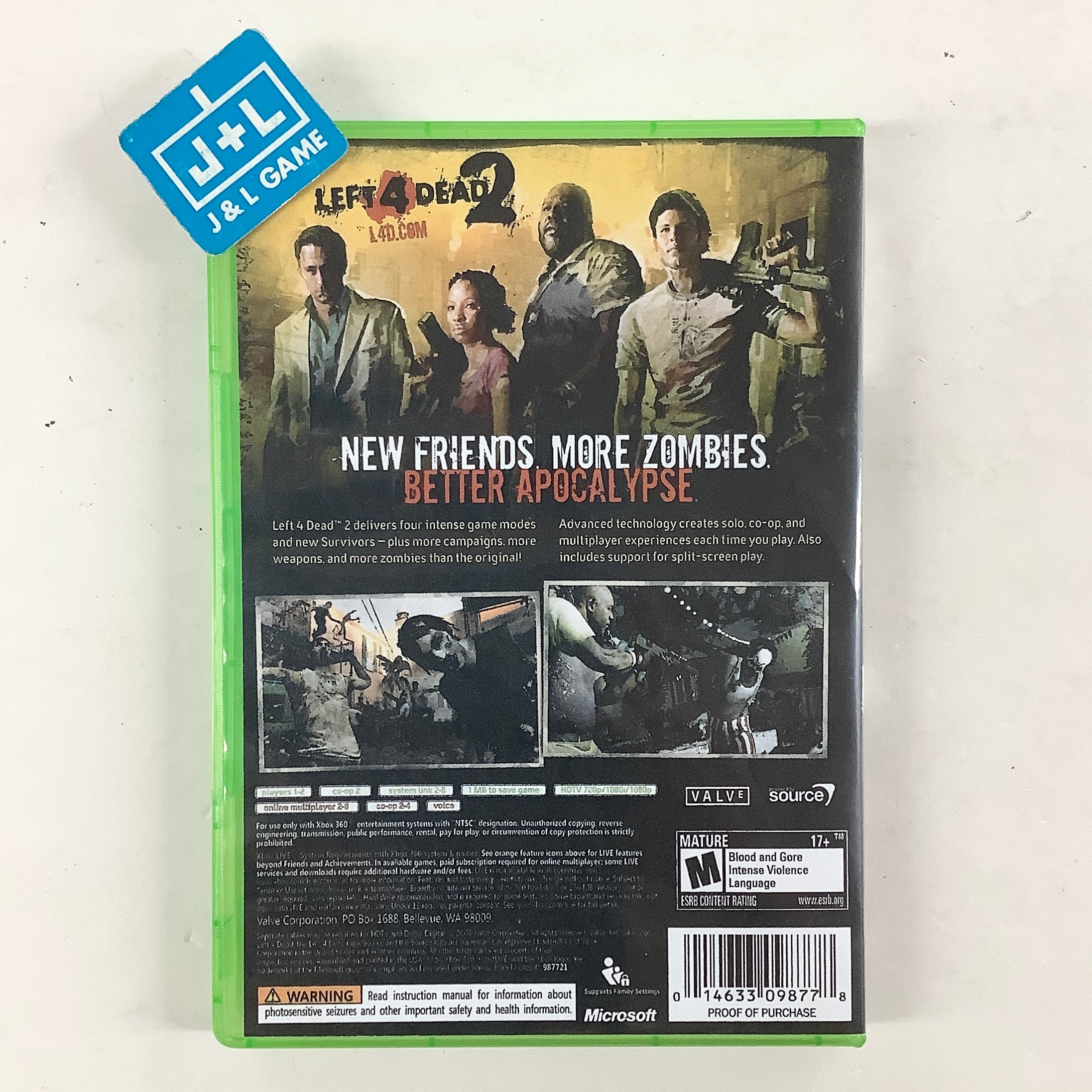 Left 4 Dead 2 - Xbox 360 [Pre-Owned] Video Games Electronic Arts