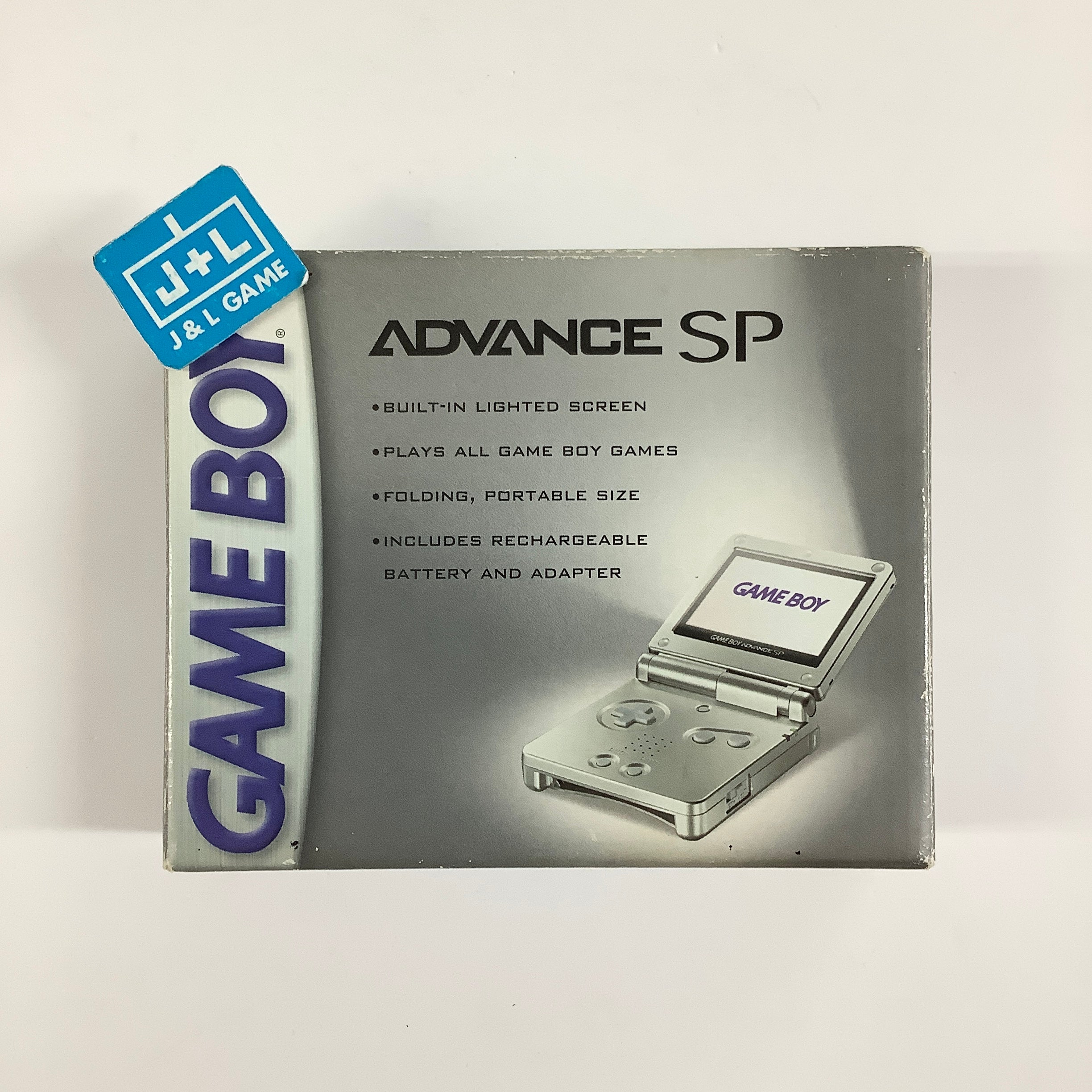 Nintendo Game Boy Advance SP Console AGS-001 (Silver) - (GBA) Game Boy Advance SP [Pre-Owned]