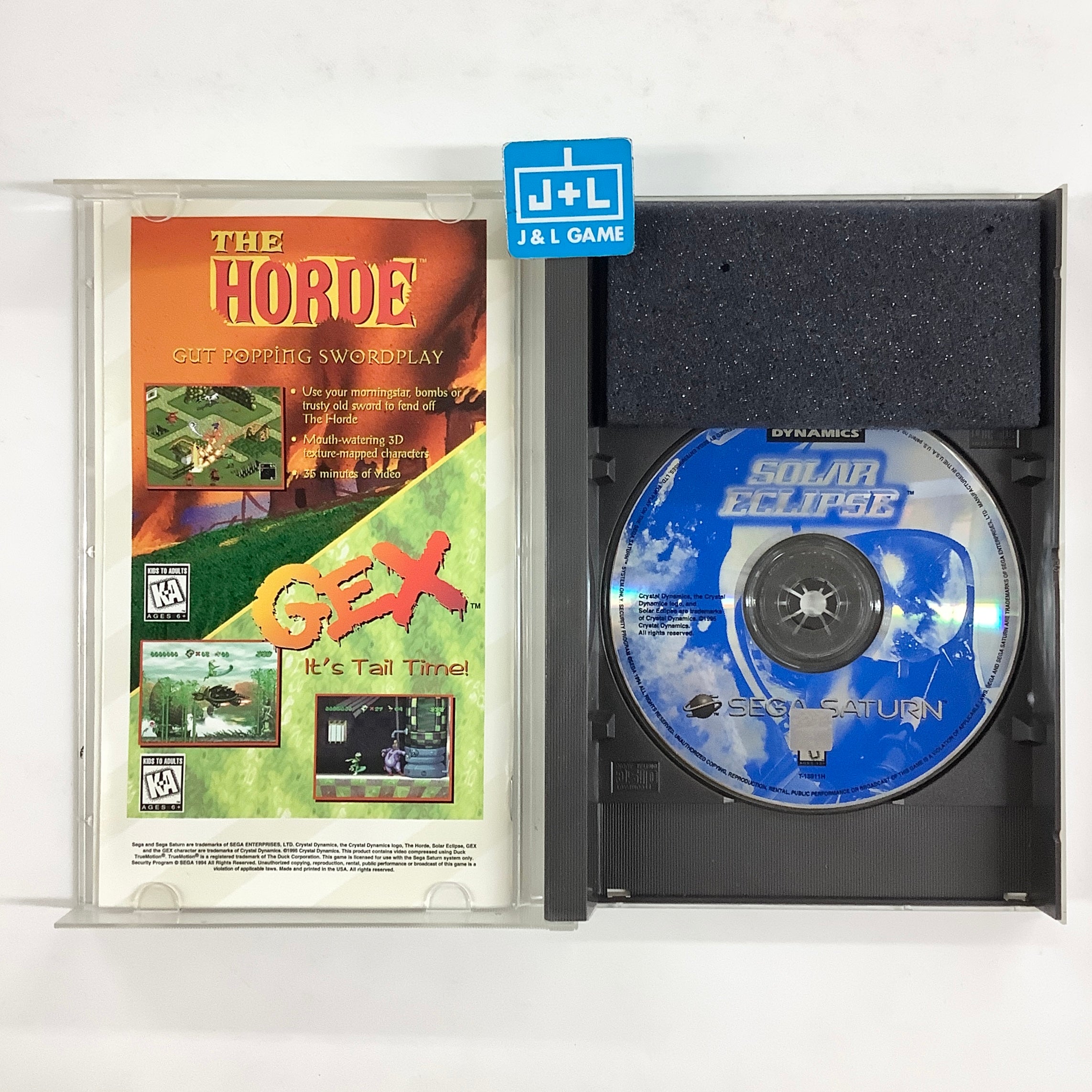 Solar Eclipse - (SS) SEGA Saturn [Pre-Owned] Video Games Sega