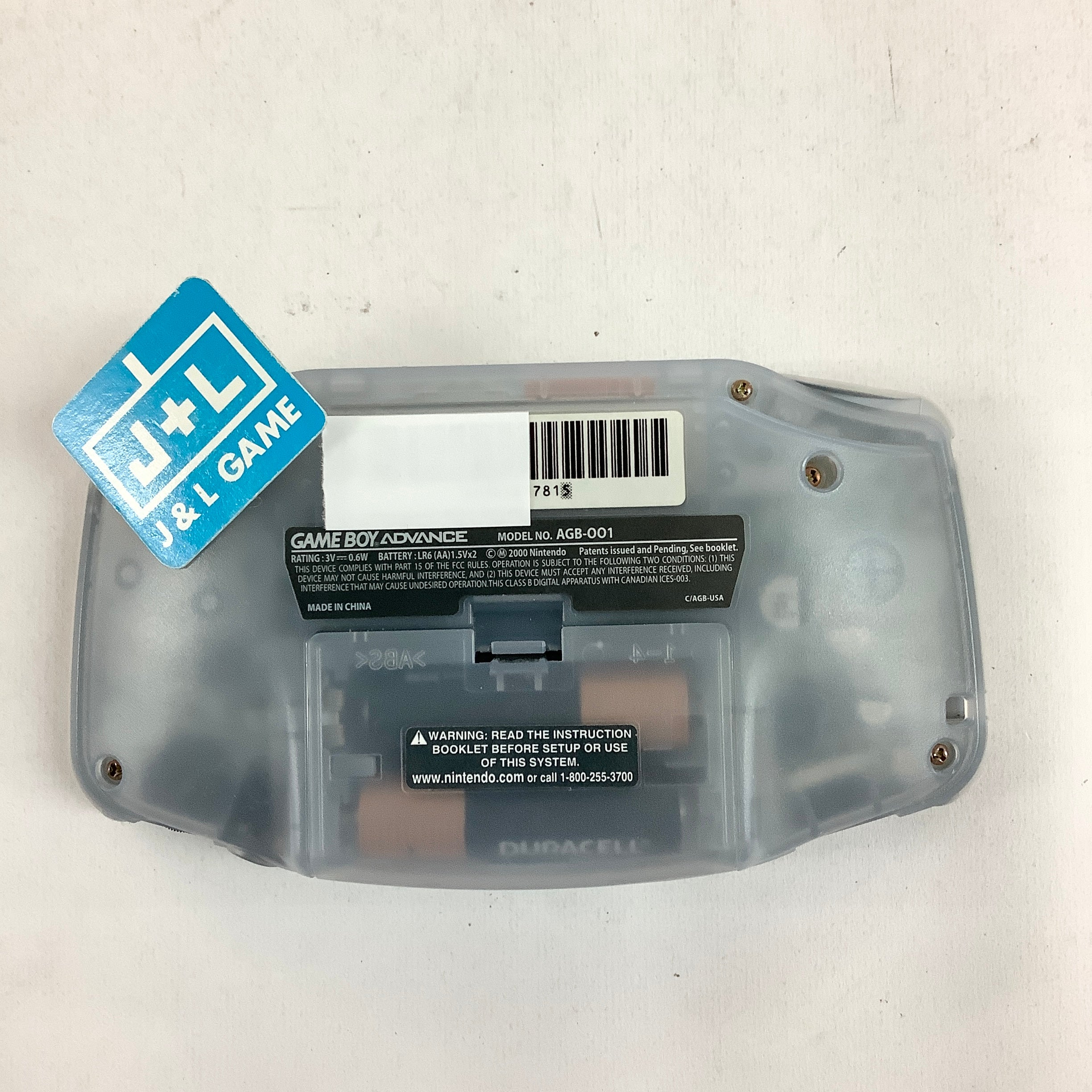 Nintendo Game Boy Advance (Glacier) - (GBA) Game Boy Advance [Pre-Owned] Consoles Nintendo