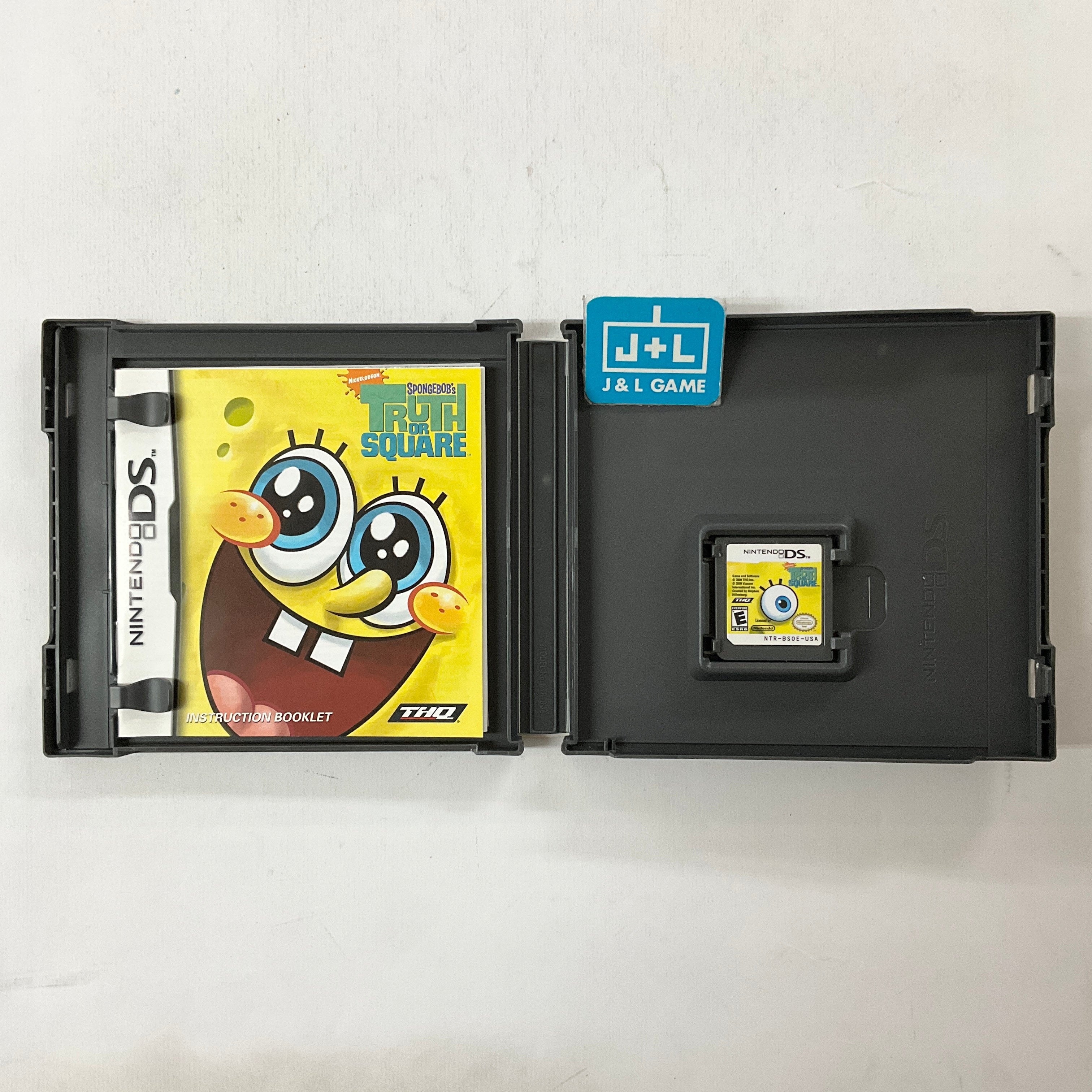 SpongeBob's Truth or Square - (NDS) Nintendo DS [Pre-Owned] Video Games THQ   