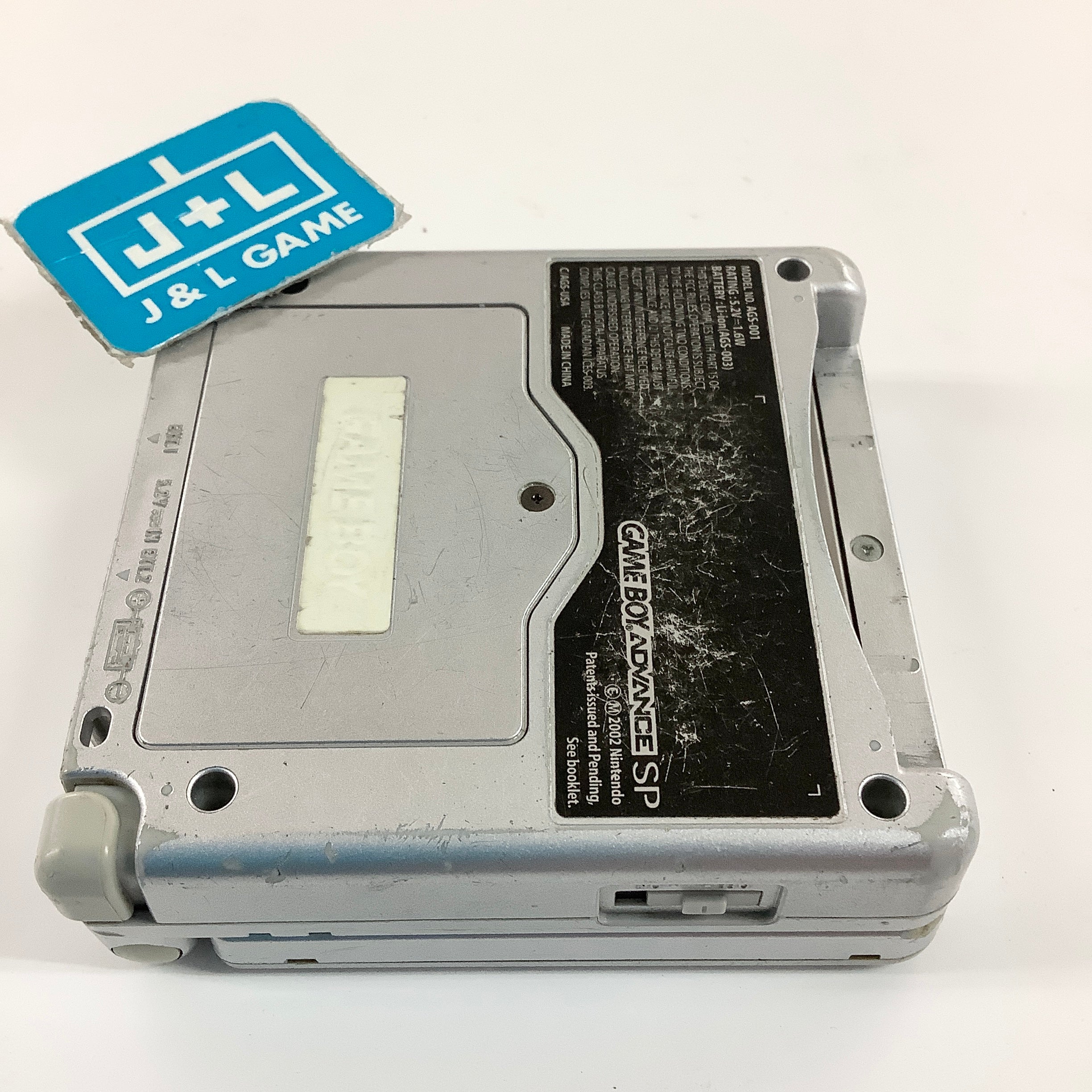 Nintendo Game Boy Advance SP Console AGS-001 (Silver) - (GBA) Game Boy Advance SP [Pre-Owned]