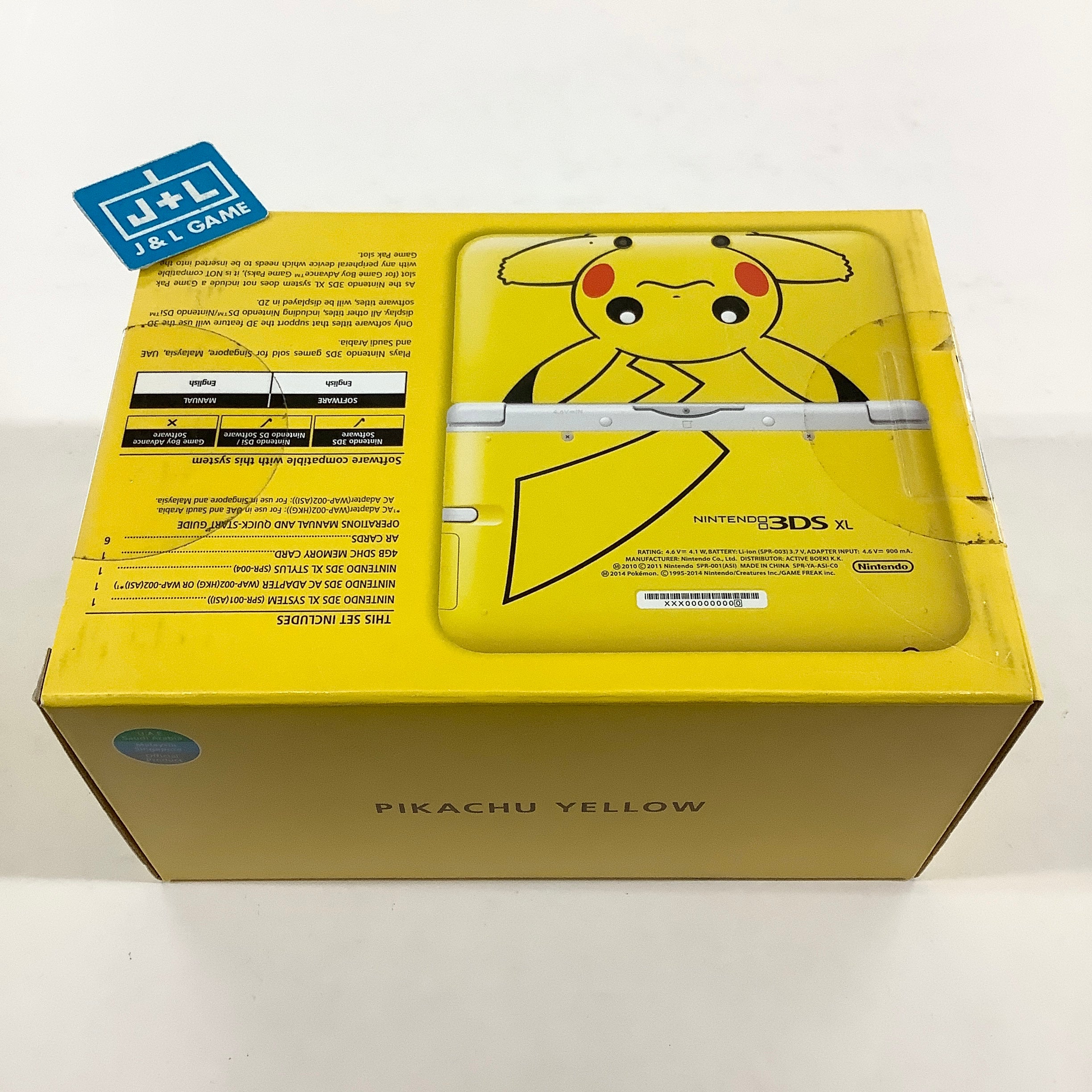 Nintendo 3DS XL Console (Yellow Pikachu Edition) - Nintendo 3DS (World Edition) Consoles Nintendo