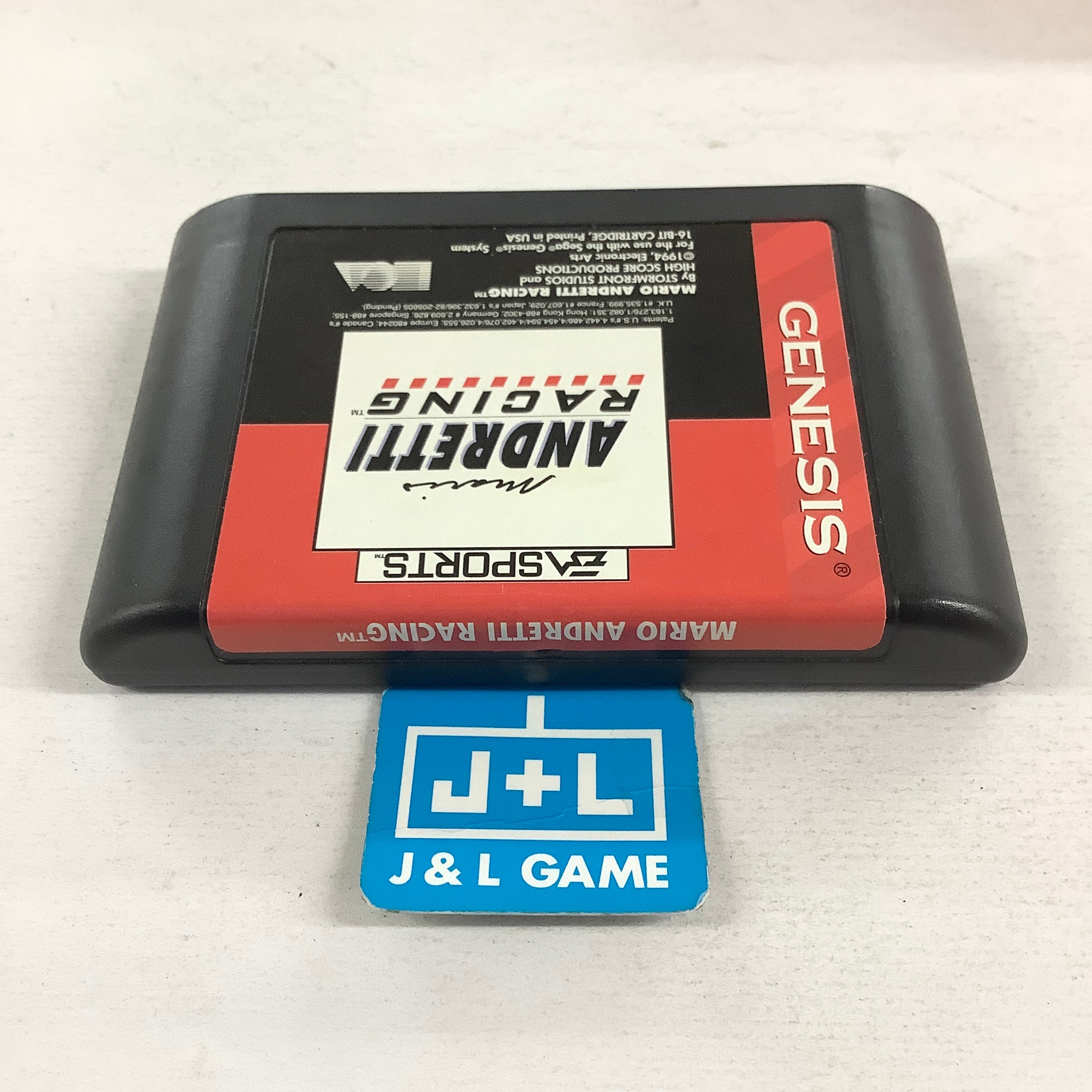 Mario Andretti Racing (PaperBox) - (SG) SEGA Genesis [Pre-Owned] Video Games EA Sports